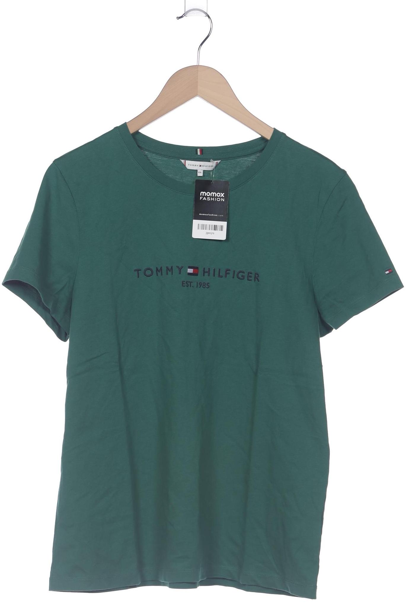 

Tommy Hilfiger Damen T-Shirt, grün, Gr. 46