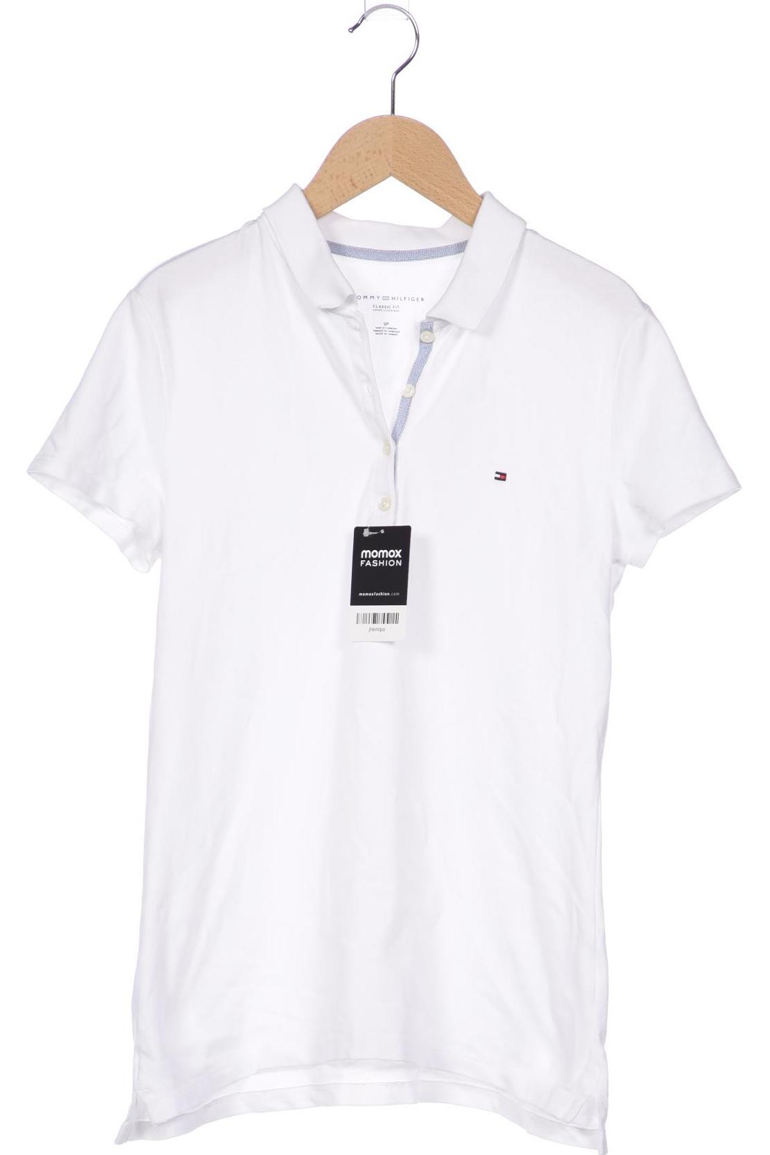 

Tommy Hilfiger Damen Poloshirt, weiß, Gr. 36