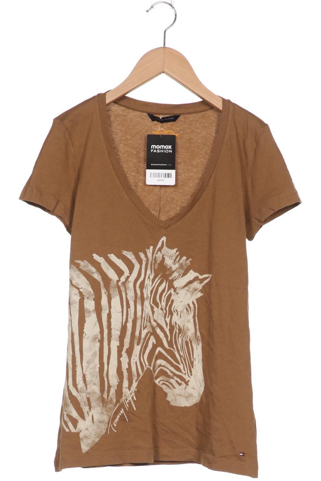 

Tommy Hilfiger Damen T-Shirt, braun, Gr. 36
