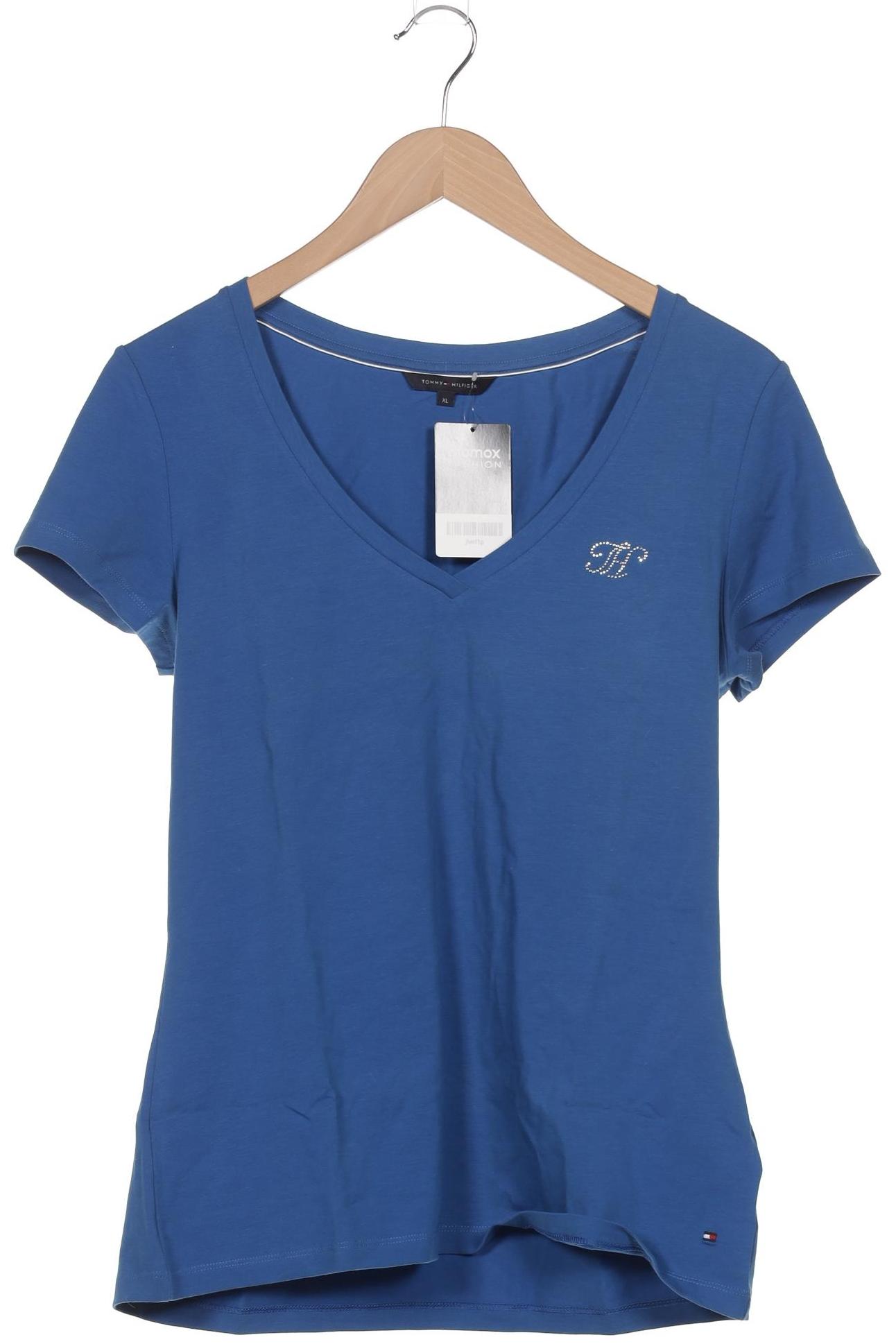 

Tommy Hilfiger Damen T-Shirt, blau, Gr. 44