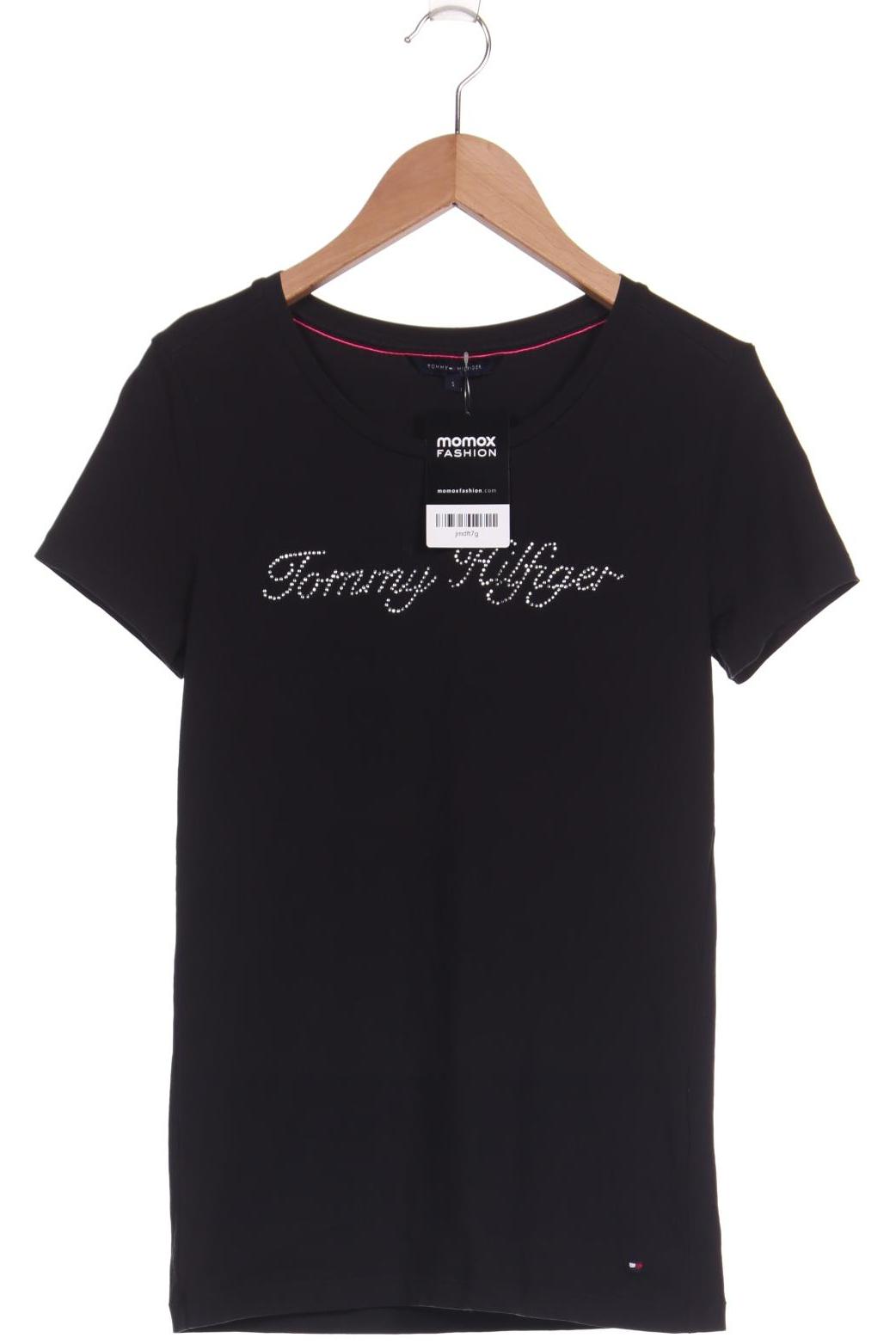 

Tommy Hilfiger Damen T-Shirt, schwarz, Gr. 36