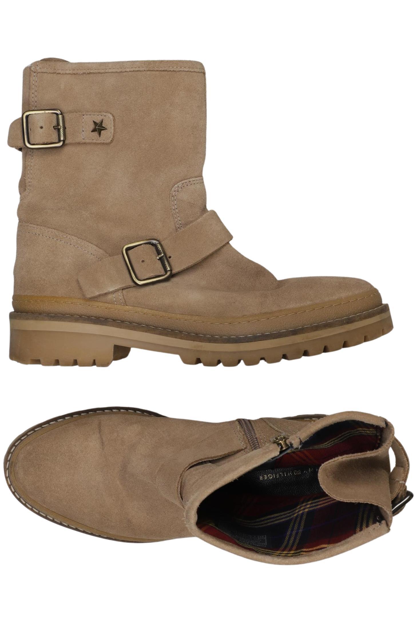 

Tommy Hilfiger Damen Stiefelette, beige, Gr. 39