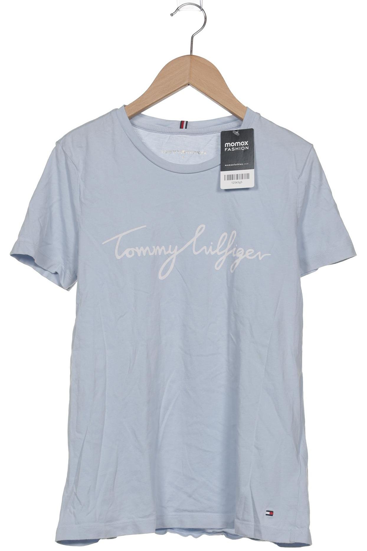 

Tommy Hilfiger Damen T-Shirt, hellblau, Gr. 36