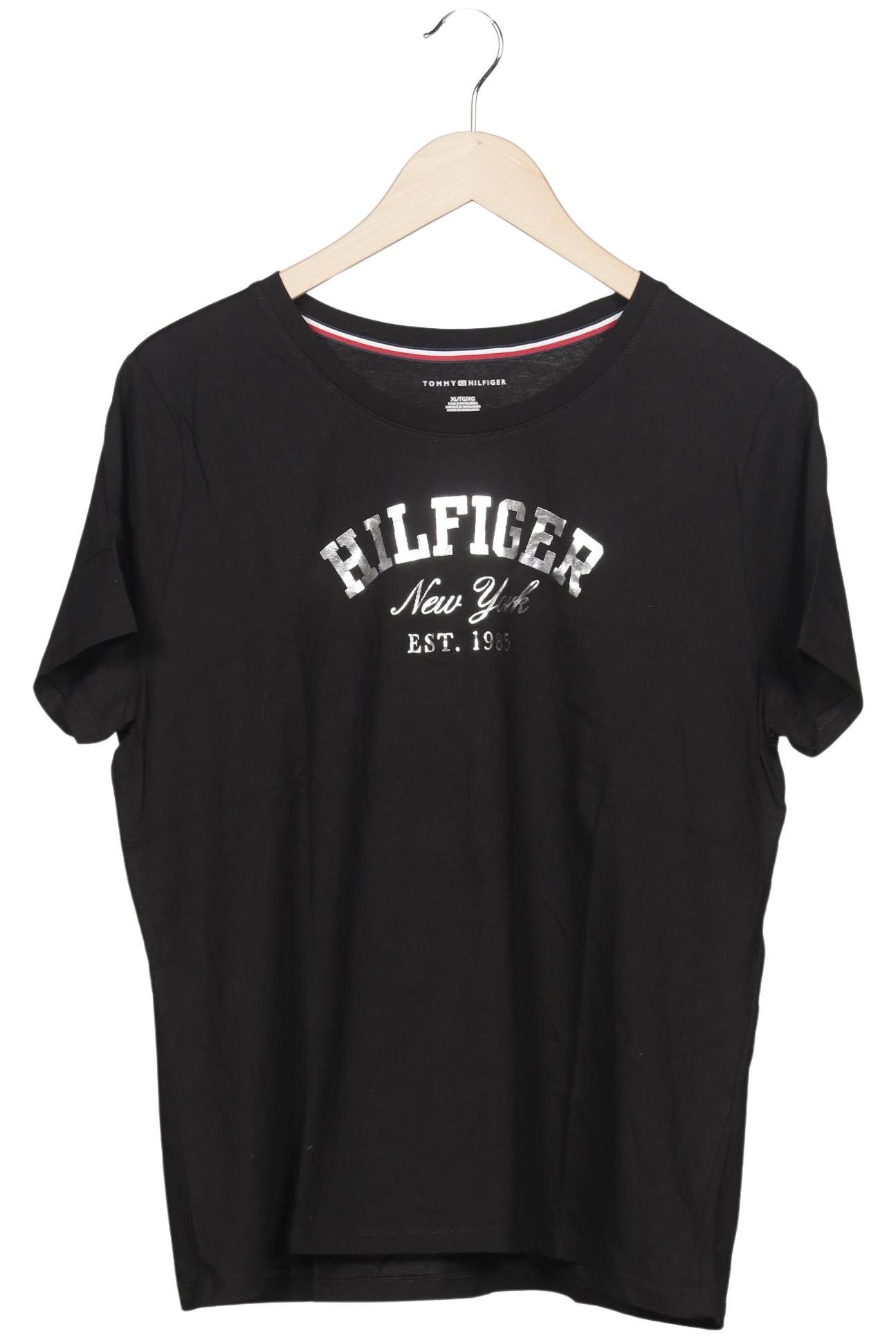 

Tommy Hilfiger Damen T-Shirt, schwarz, Gr. 44