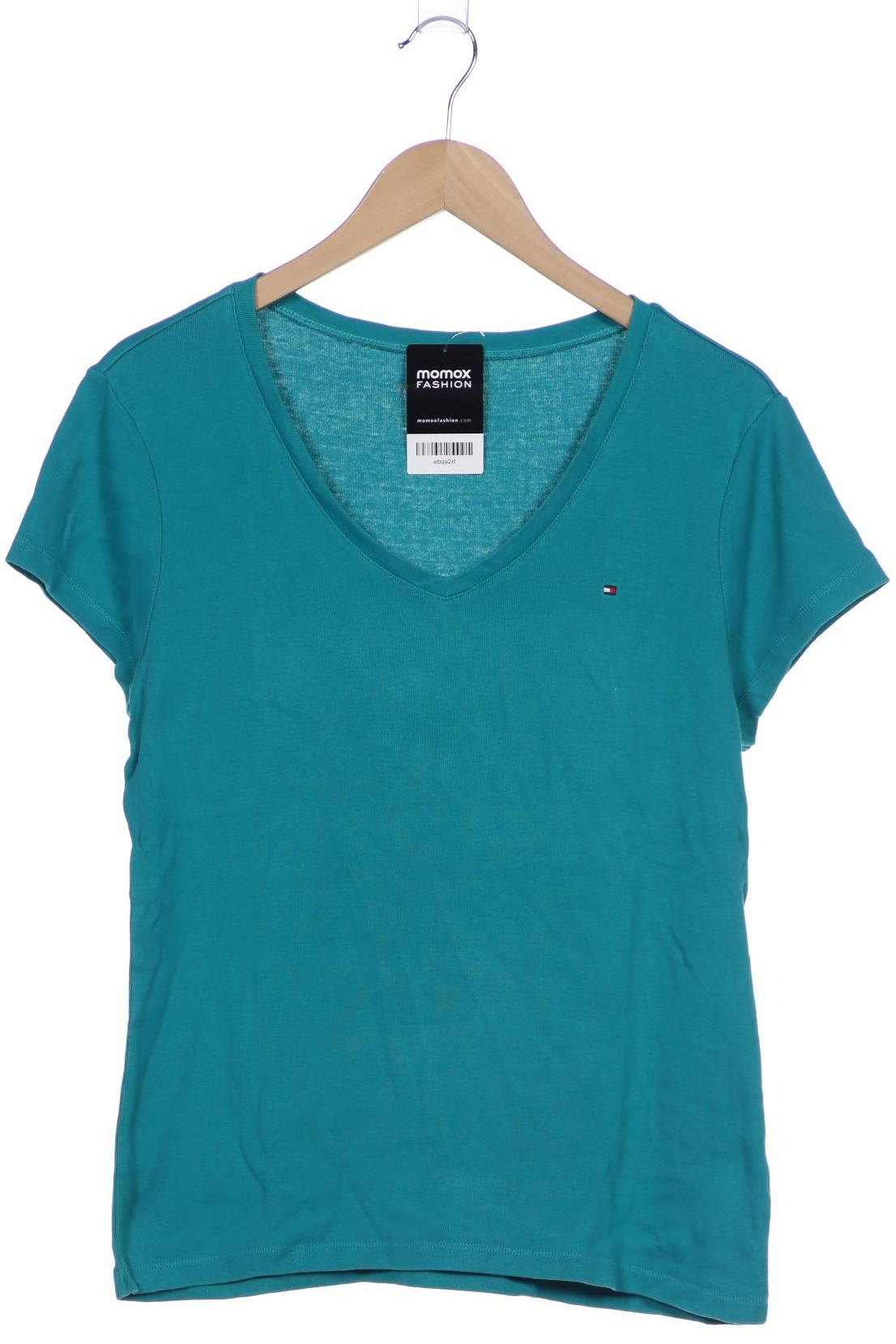 

Tommy Hilfiger Damen T-Shirt, türkis, Gr. 44