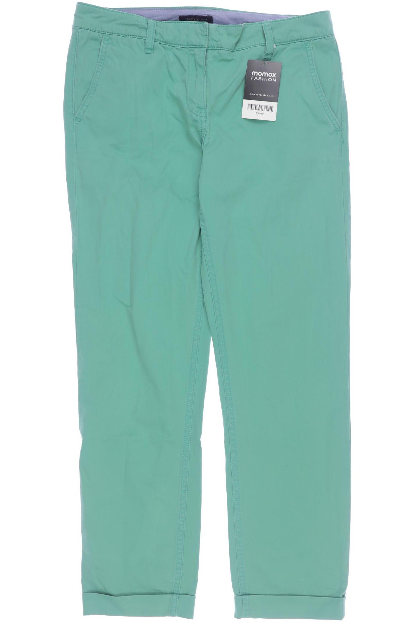 

Tommy Hilfiger Damen Stoffhose, türkis, Gr. 4