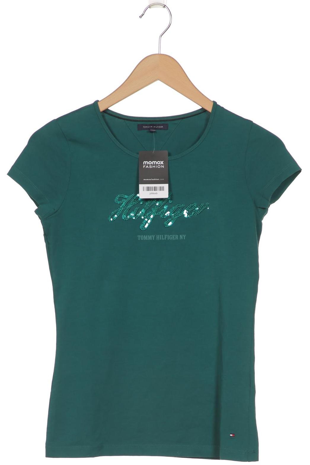 

Tommy Hilfiger Damen T-Shirt, grün, Gr. 38