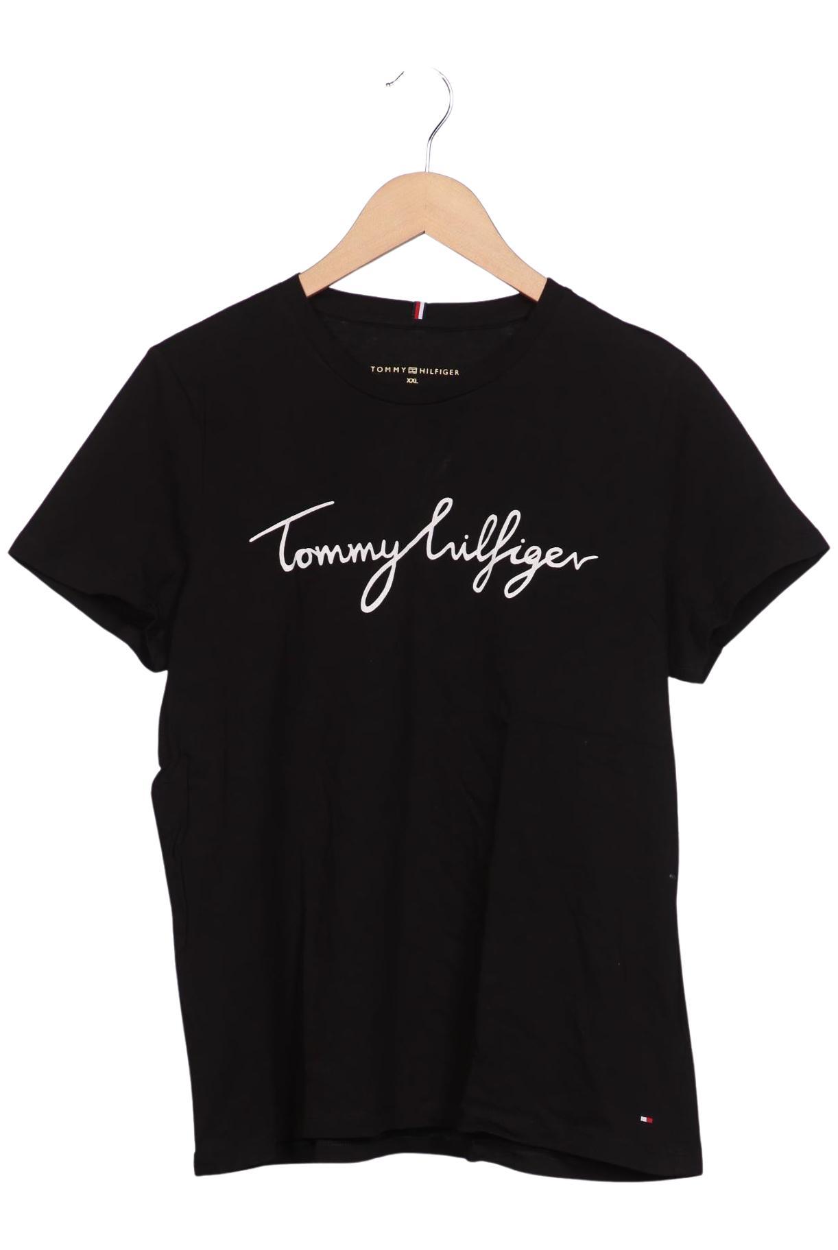 

Tommy Hilfiger Damen T-Shirt, schwarz, Gr. 46