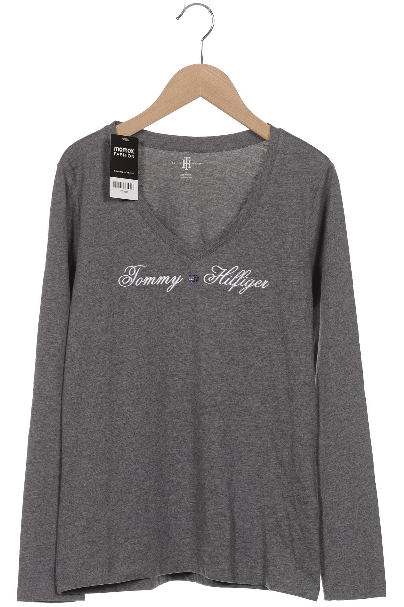 

Tommy Hilfiger Damen Langarmshirt, grau, Gr. 38