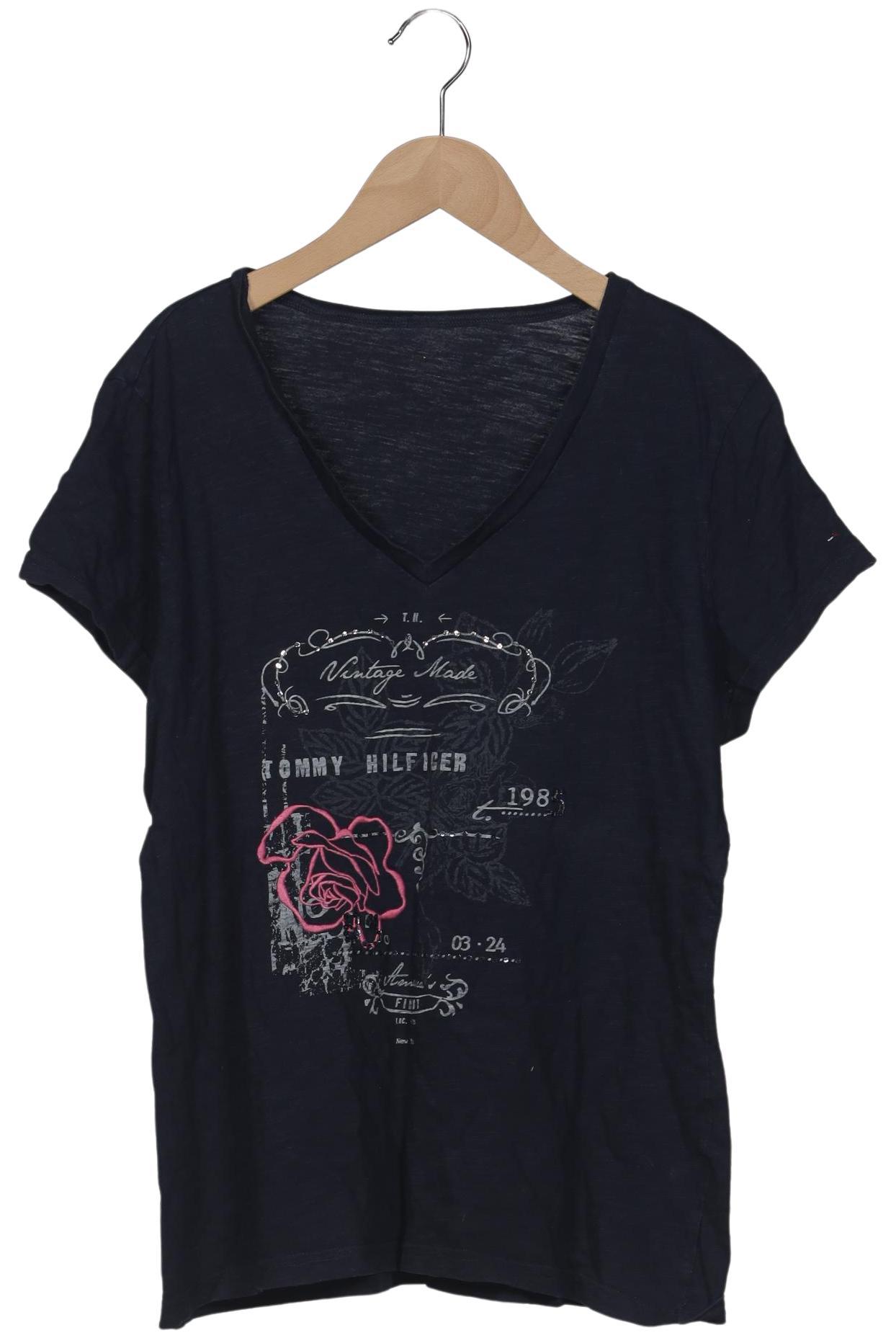 

Tommy Hilfiger Damen T-Shirt, marineblau, Gr. 44