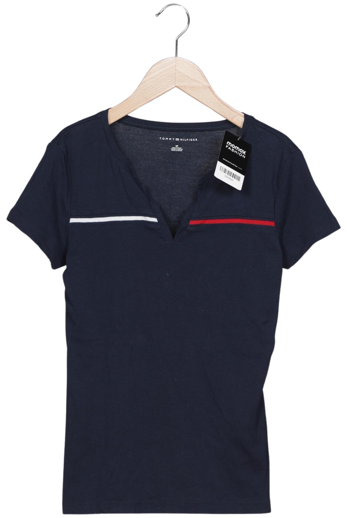 

Tommy Hilfiger Damen T-Shirt, marineblau, Gr. 36