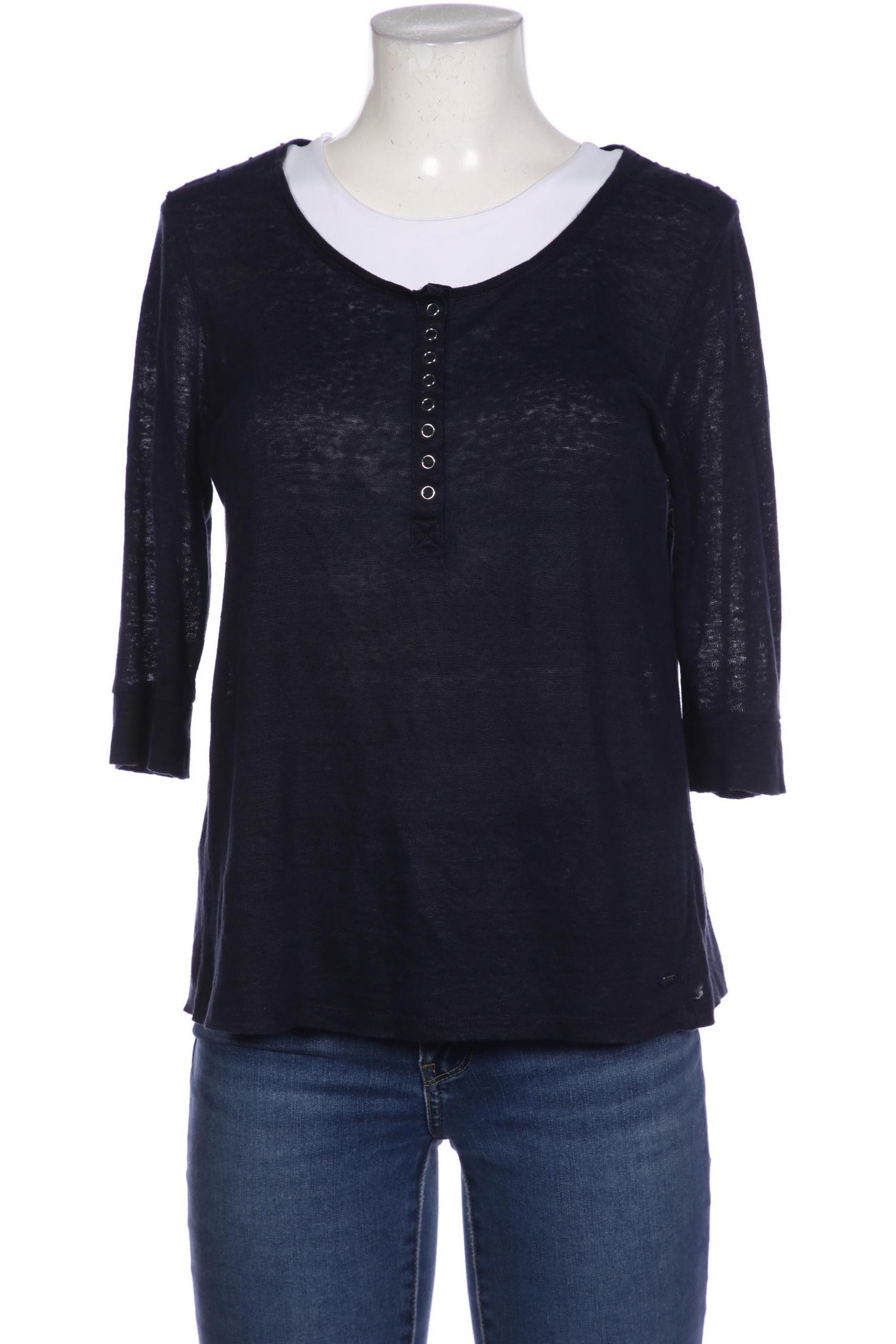 

Tommy Hilfiger Damen Langarmshirt, marineblau, Gr. 36