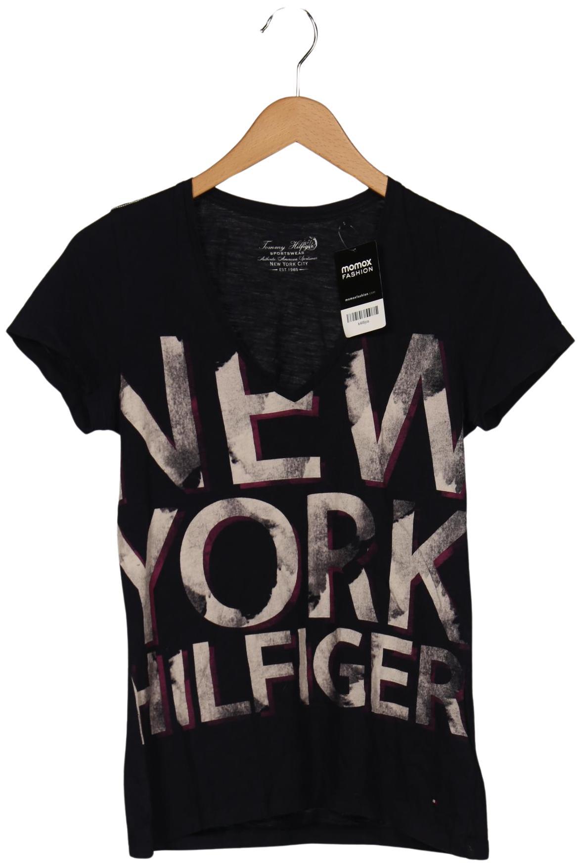 

Tommy Hilfiger Damen T-Shirt, marineblau, Gr. 36