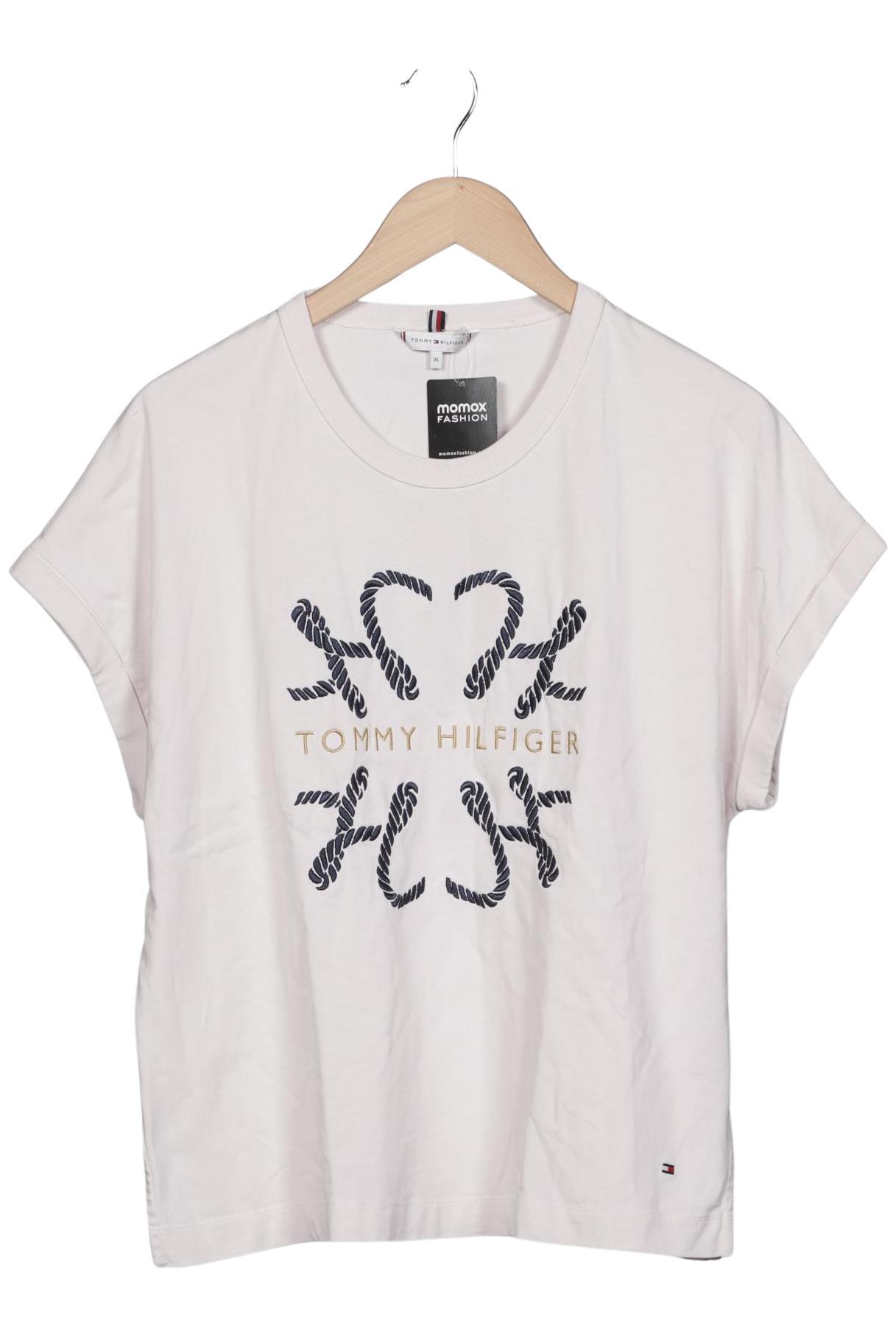 

Tommy Hilfiger Damen T-Shirt, cremeweiß, Gr. 44