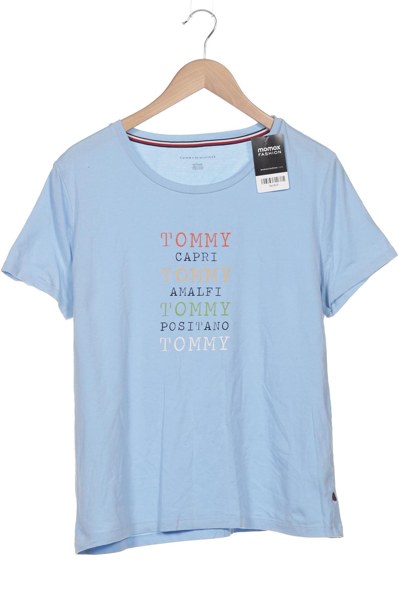 

Tommy Hilfiger Damen T-Shirt, blau, Gr. 44