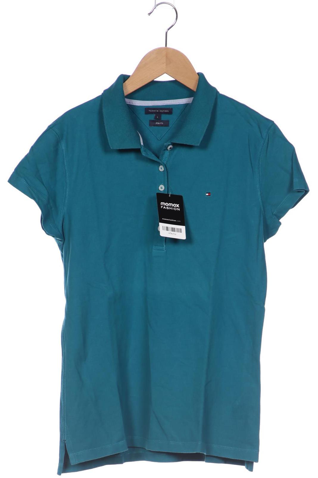 

Tommy Hilfiger Damen Poloshirt, türkis, Gr. 42