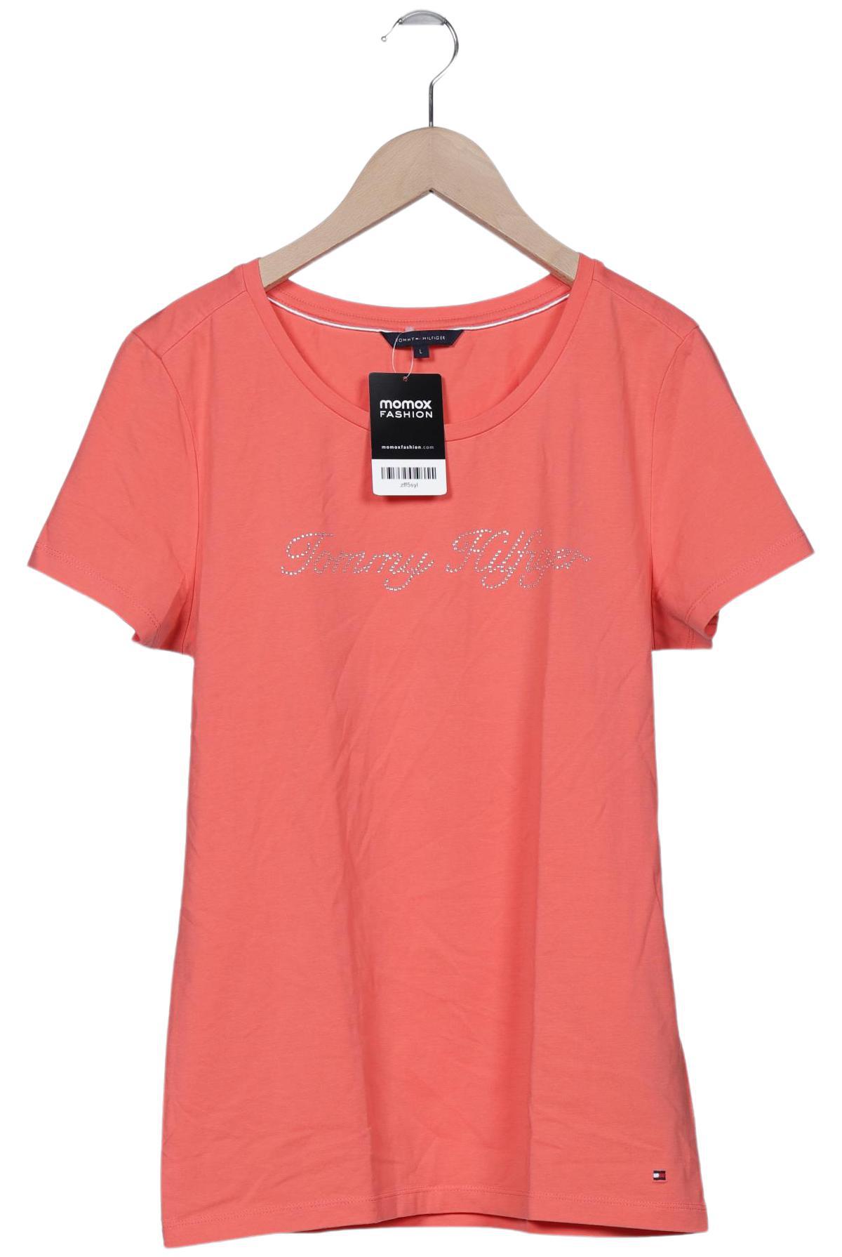 

Tommy Hilfiger Damen T-Shirt, orange, Gr. 42