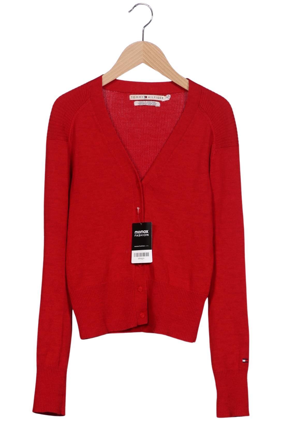 

Tommy Hilfiger Damen Strickjacke, rot, Gr. 36