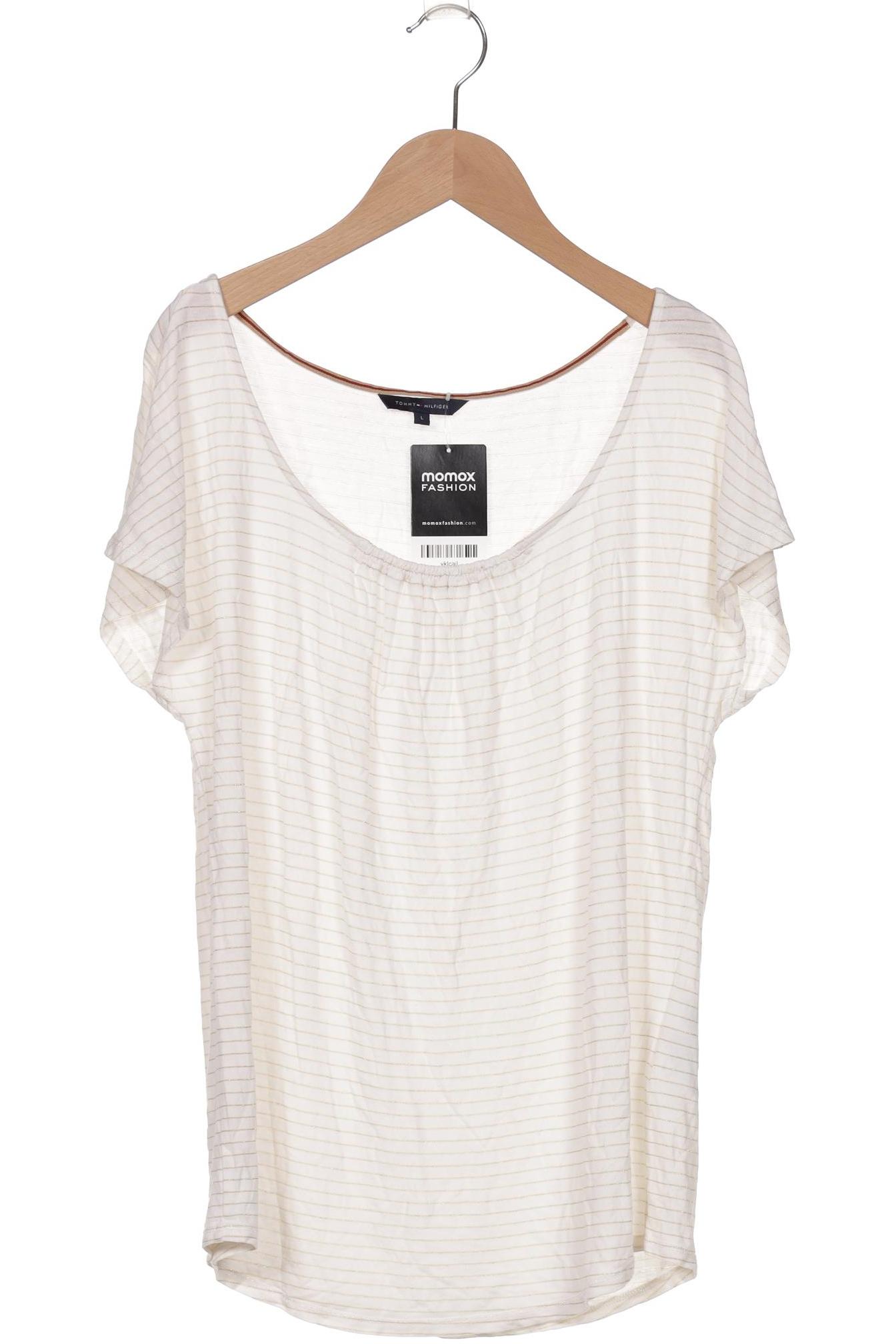 

Tommy Hilfiger Damen T-Shirt, cremeweiß, Gr. 42