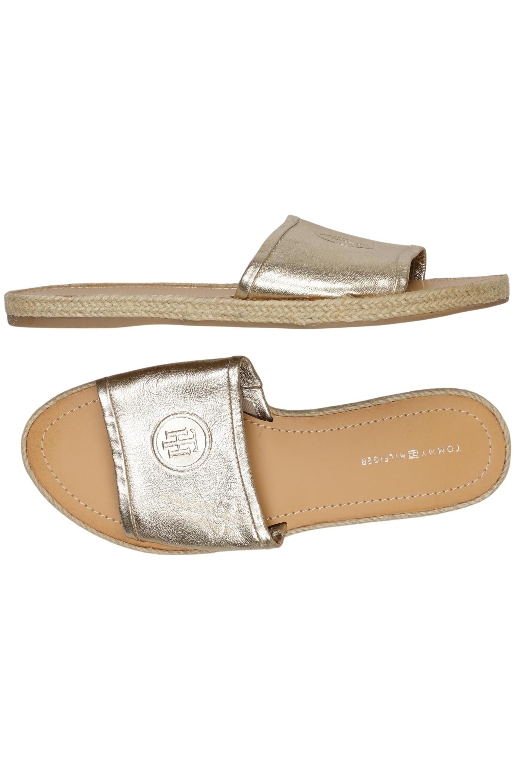 

Tommy Hilfiger Damen Sandale, gold, Gr. 40