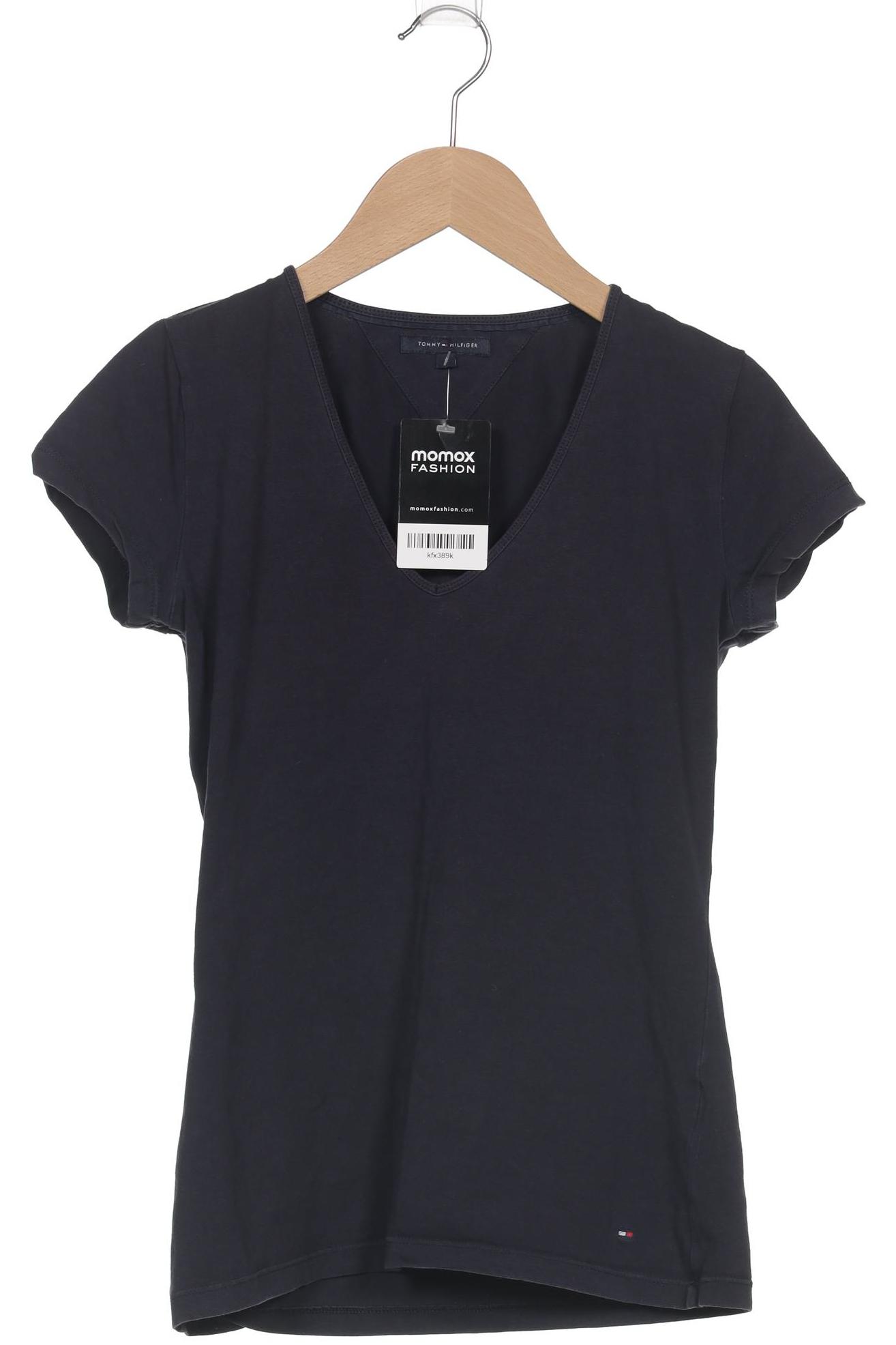 

Tommy Hilfiger Damen T-Shirt, marineblau, Gr. 36