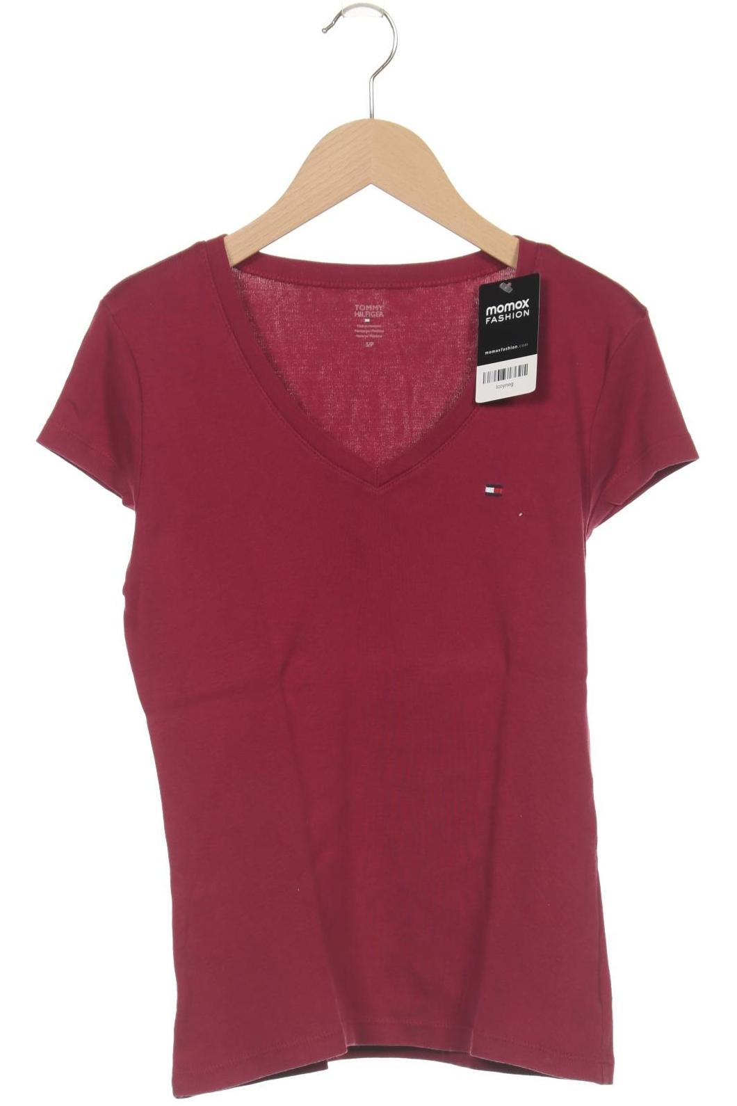 

Tommy Hilfiger Damen T-Shirt, bordeaux, Gr. 36