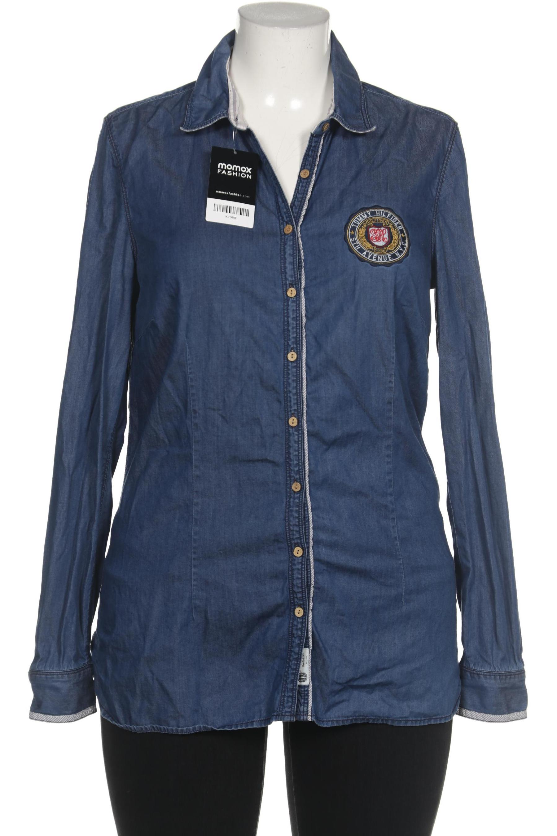 

Tommy Hilfiger Damen Bluse, blau, Gr. 12