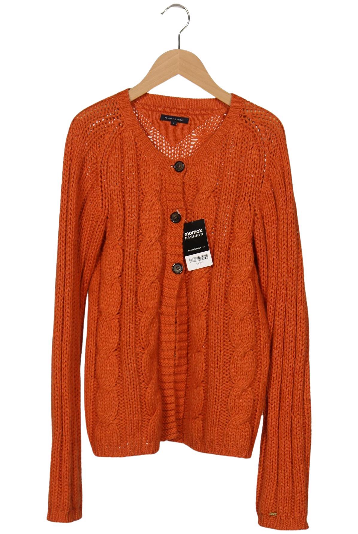 

Tommy Hilfiger Damen Strickjacke, orange, Gr. 42