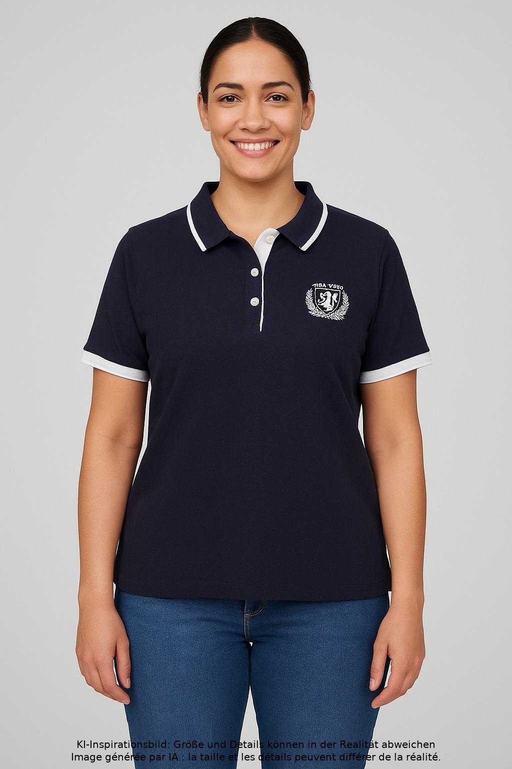 

Tommy Hilfiger Damen Poloshirt, marineblau, Gr. 44