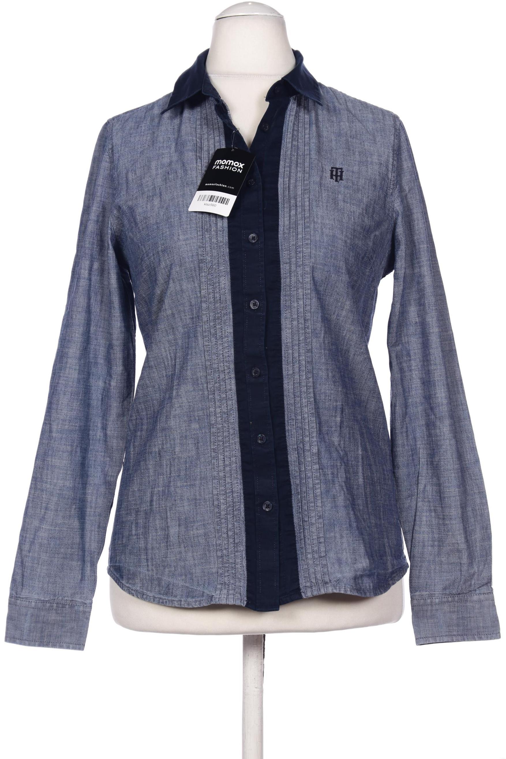 

Tommy Hilfiger Damen Bluse, blau, Gr. 36