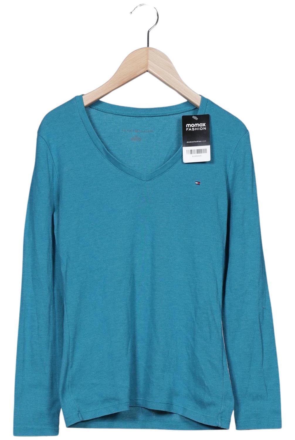 

Tommy Hilfiger Damen Langarmshirt, blau, Gr. 36
