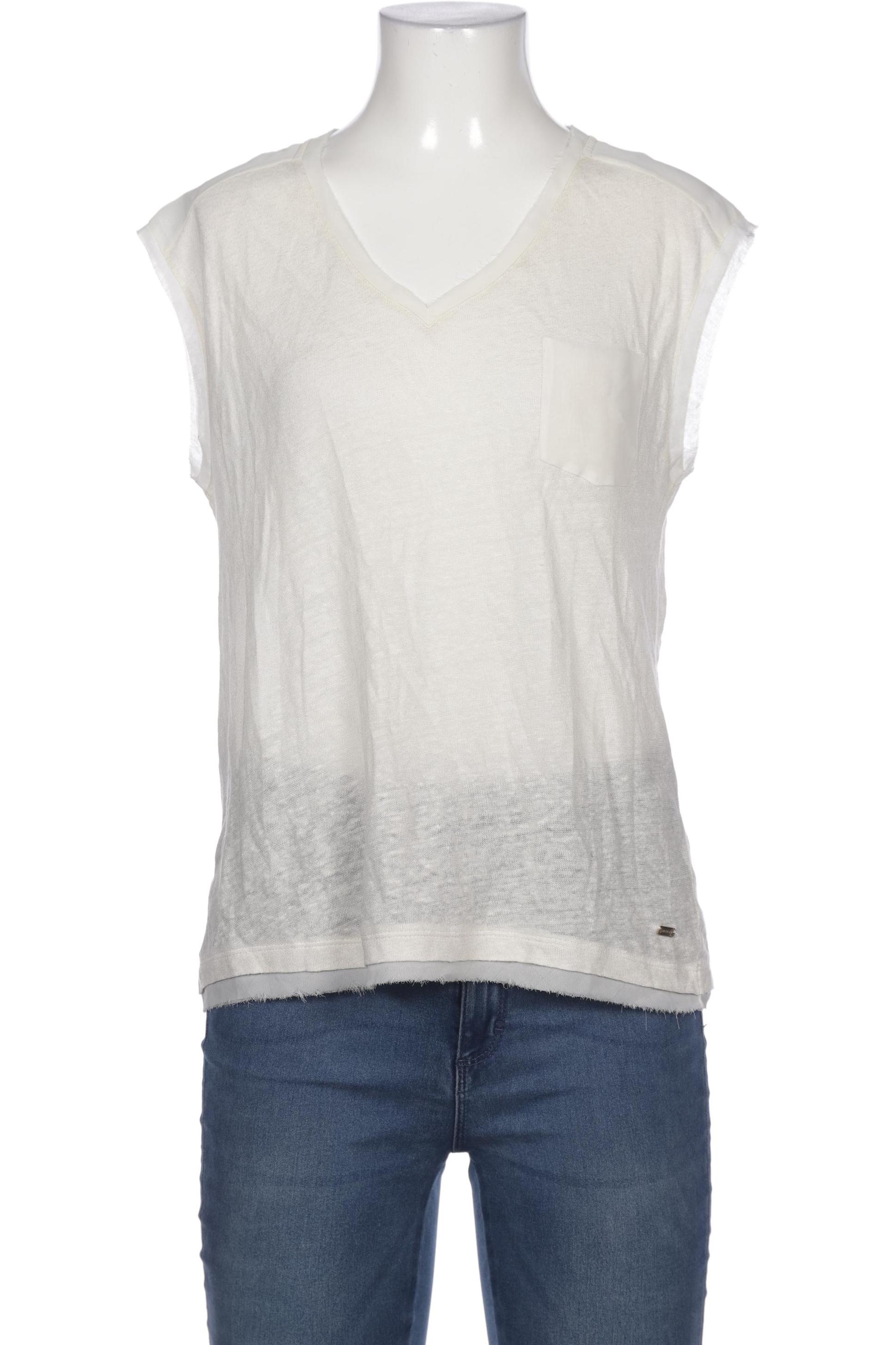 

Tommy Hilfiger Damen T-Shirt, cremeweiß, Gr. 36