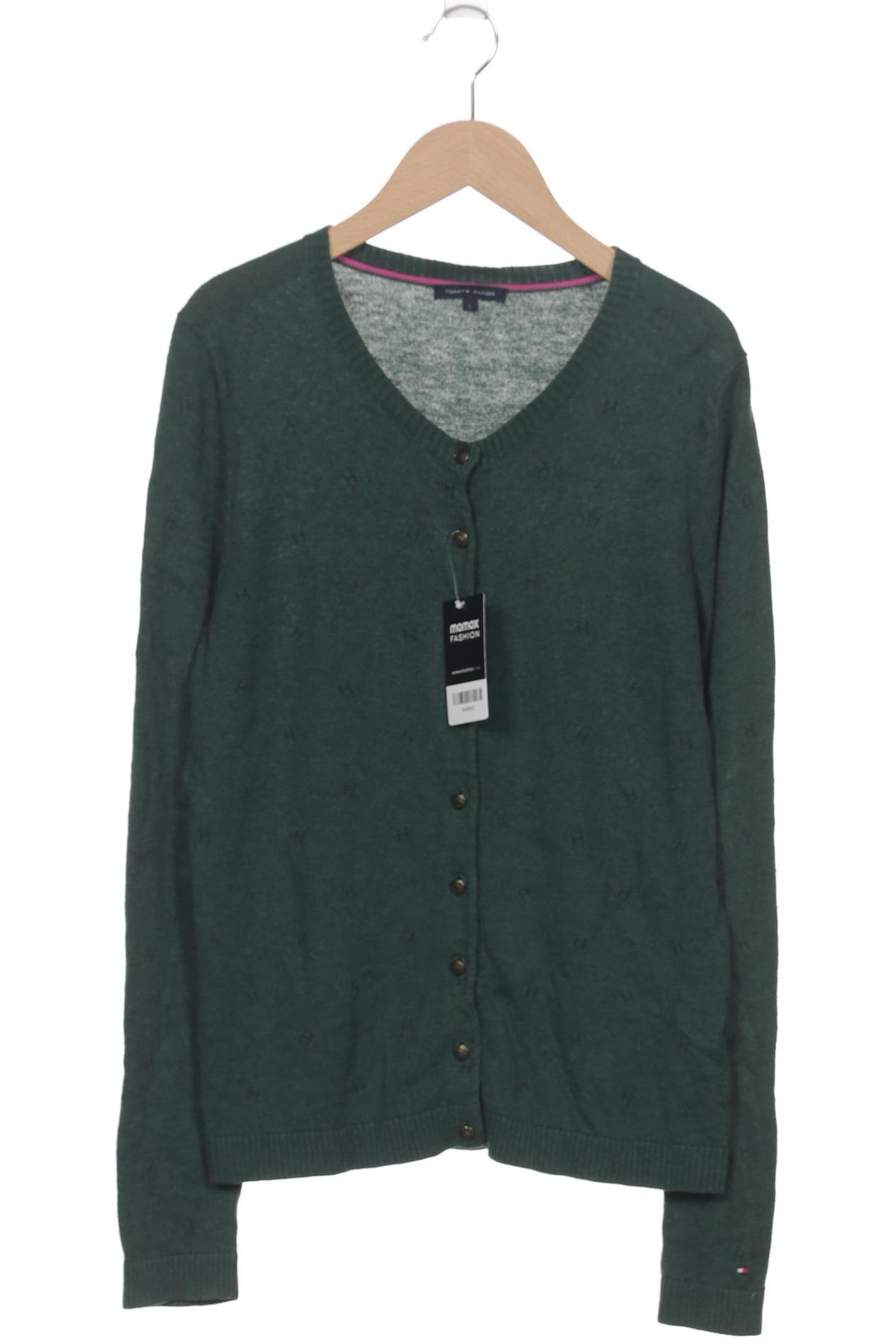 

Tommy Hilfiger Damen Strickjacke, grün, Gr. 42