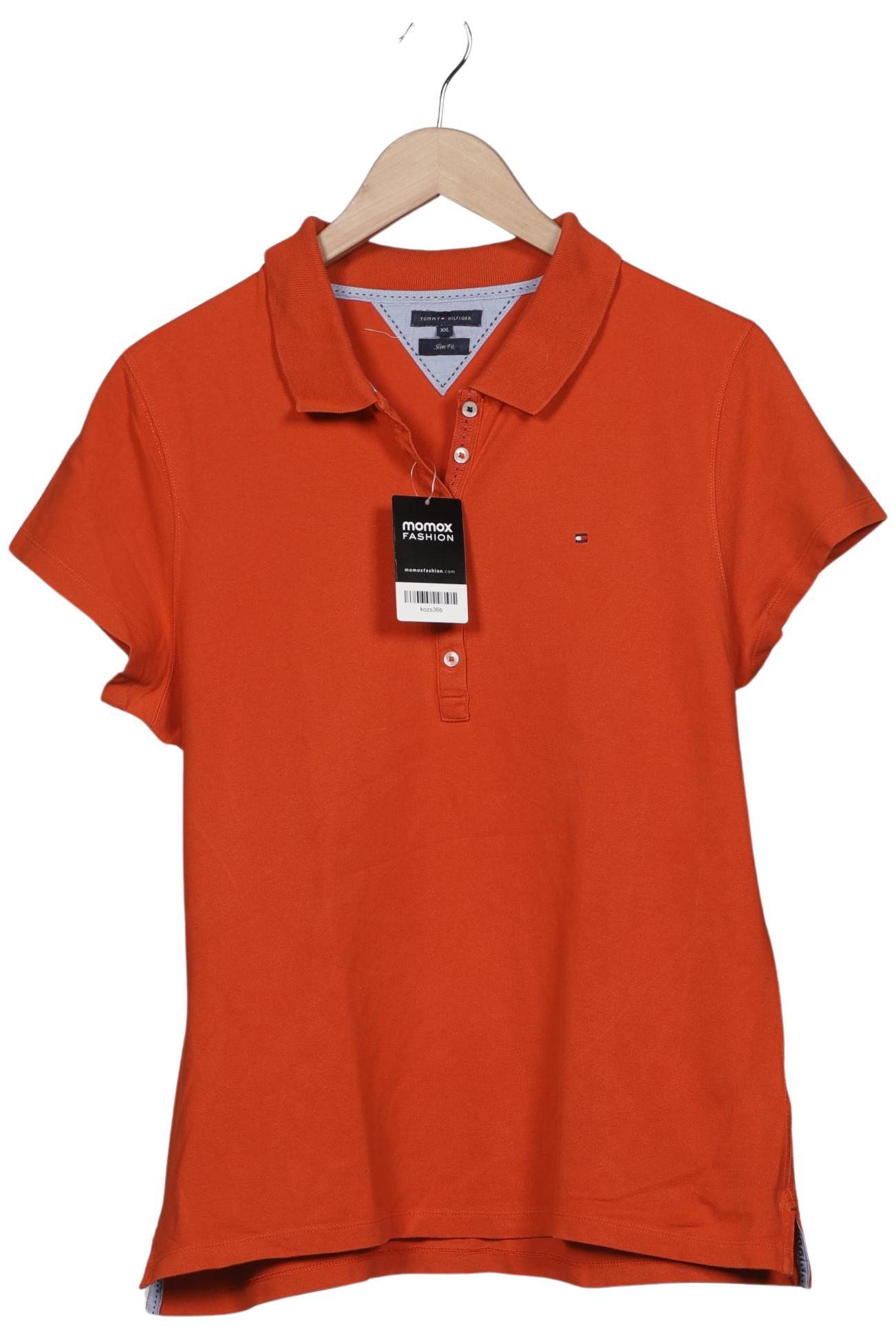 

Tommy Hilfiger Damen Poloshirt, orange, Gr. 46