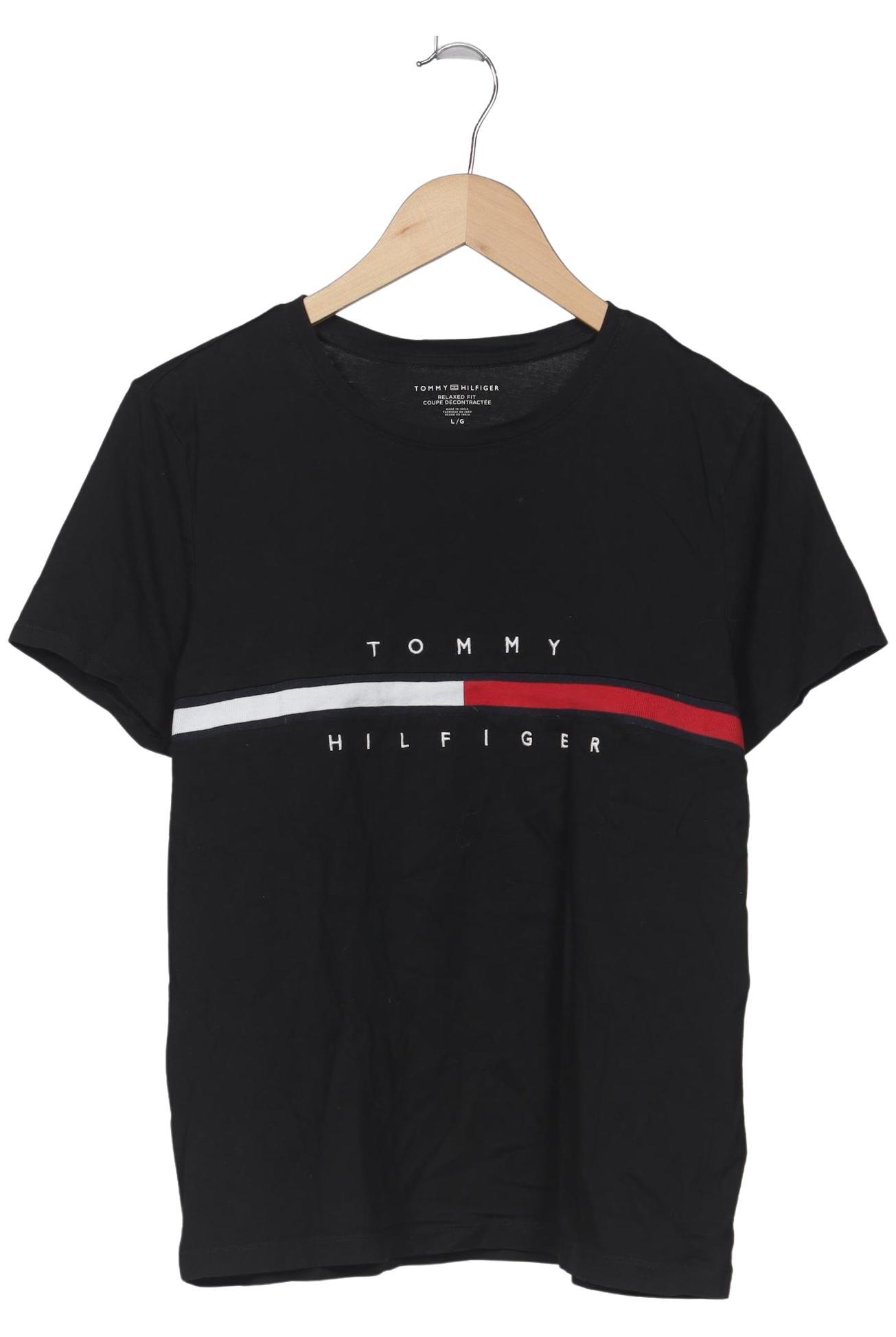 

Tommy Hilfiger Damen T-Shirt, schwarz, Gr. 42