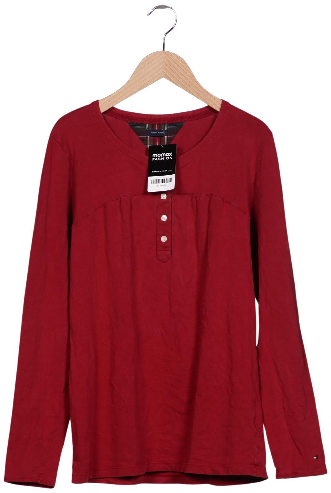 

Tommy Hilfiger Damen Langarmshirt, bordeaux, Gr. 42