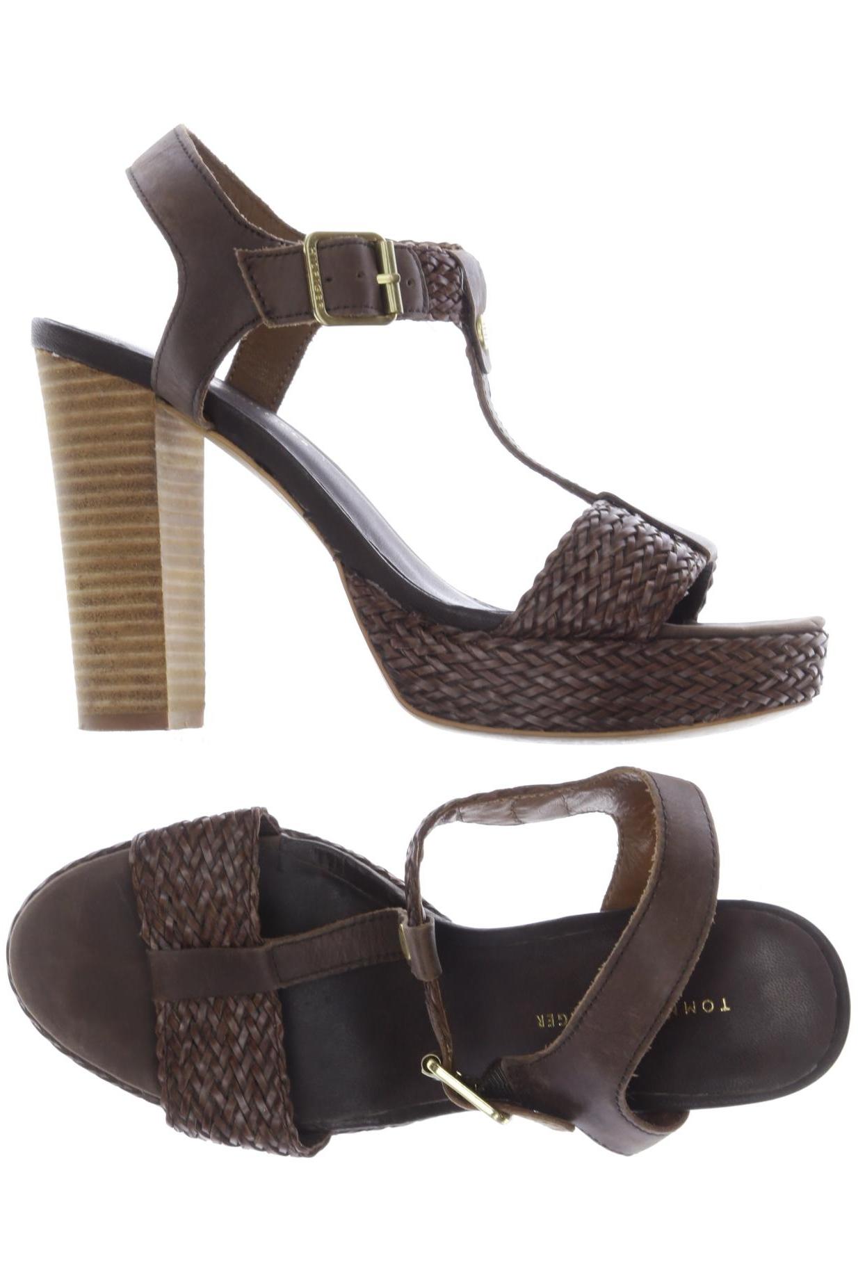 

Tommy Hilfiger Damen Sandale, braun, Gr. 38