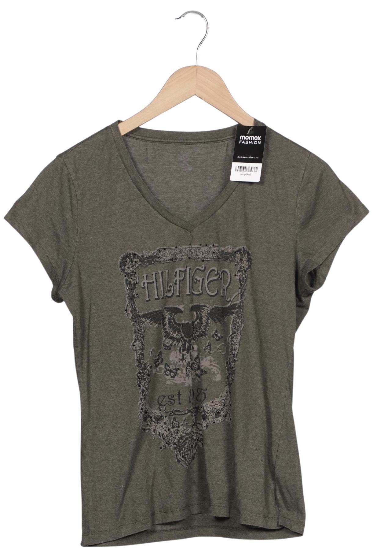

Tommy Hilfiger Damen T-Shirt, grün, Gr. 42