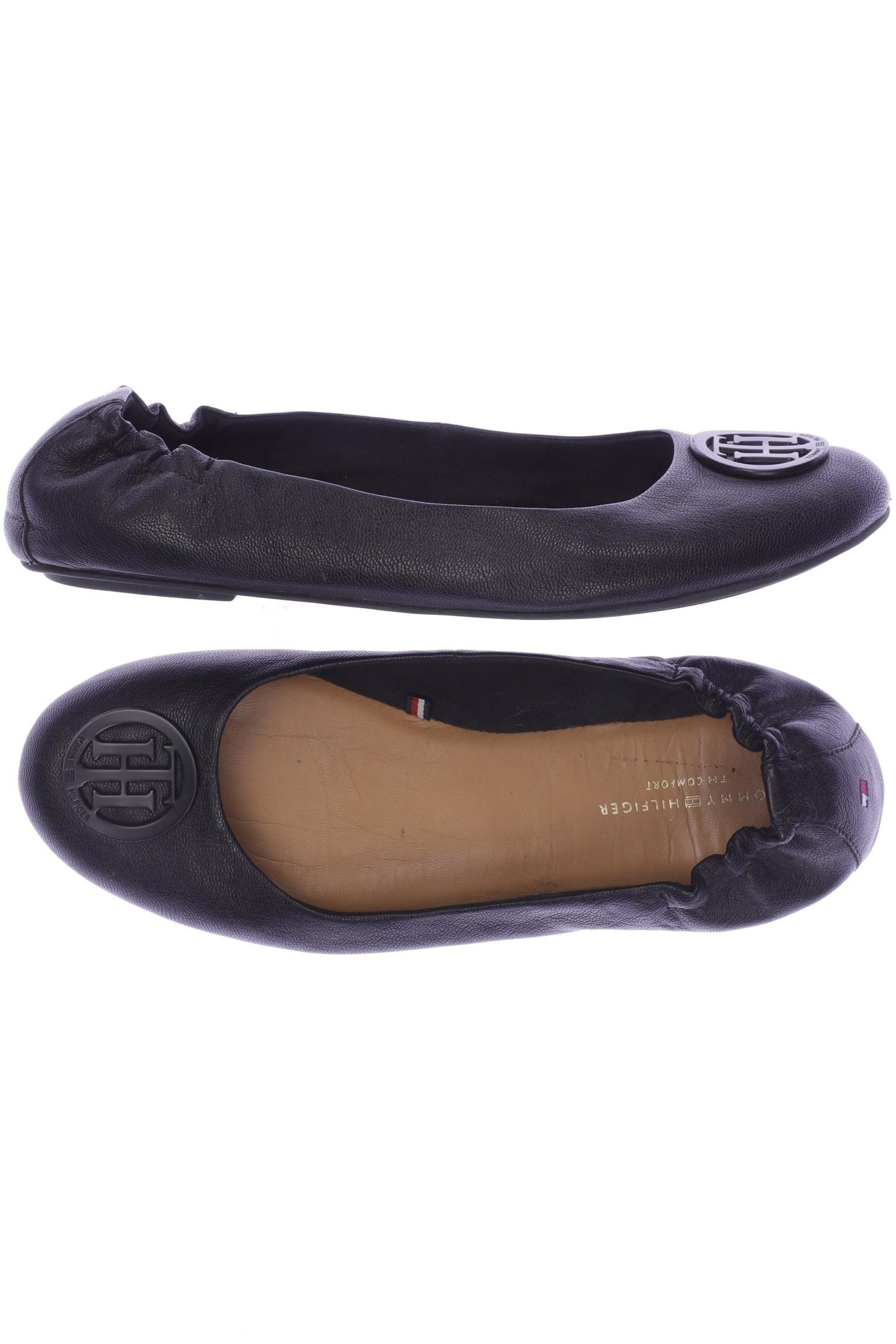 

Tommy Hilfiger Damen Ballerinas, schwarz, Gr. 39