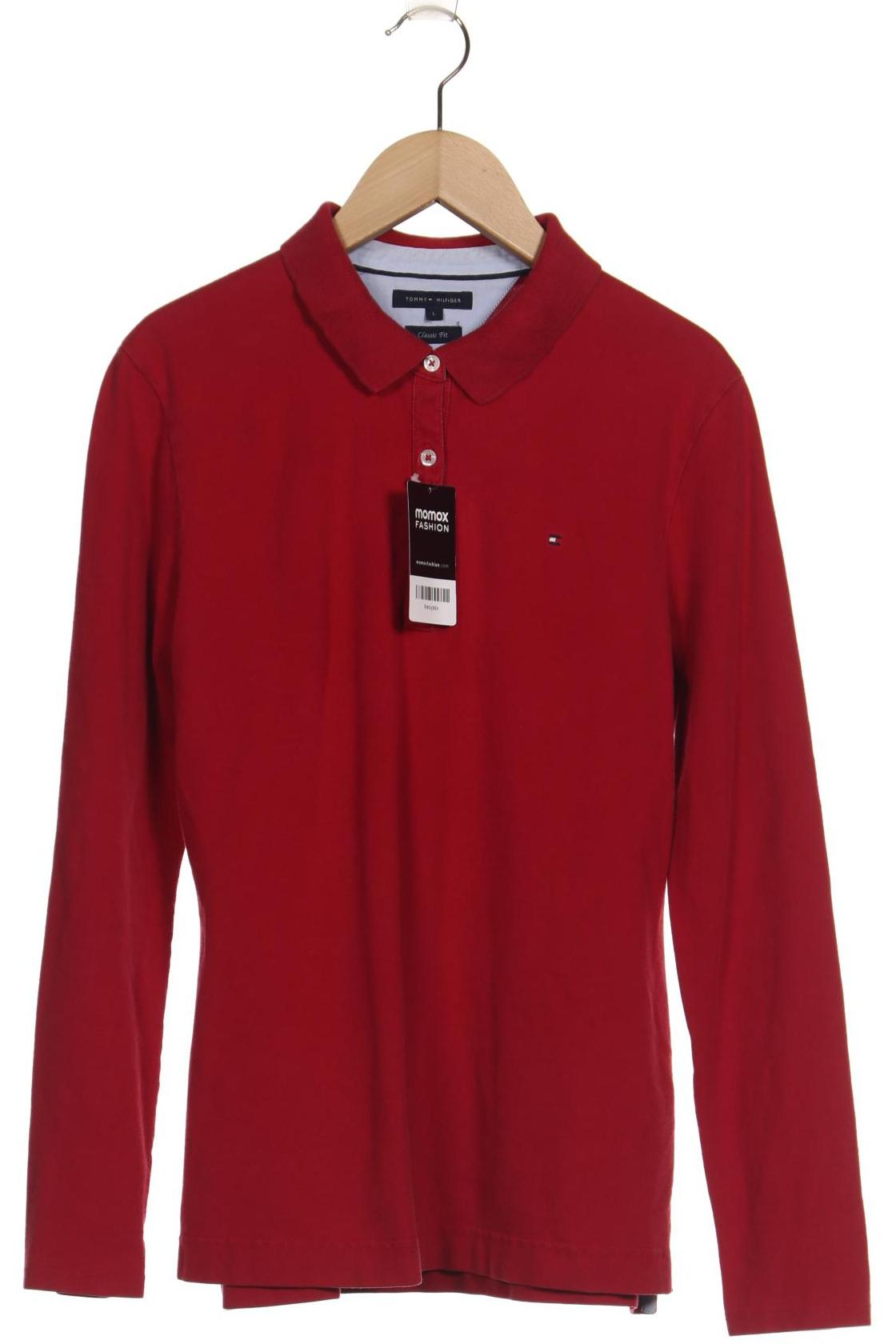 

Tommy Hilfiger Damen Langarmshirt, rot, Gr. 42