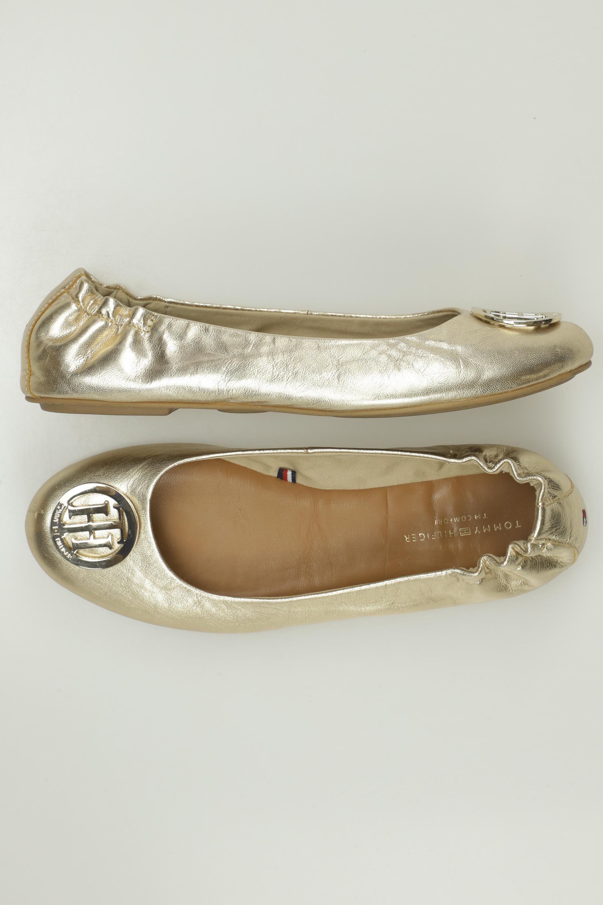 

Tommy Hilfiger Damen Ballerinas, gold, Gr. 39