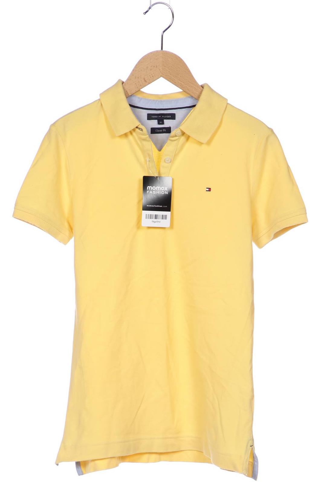 

Tommy Hilfiger Damen Poloshirt, gelb, Gr. 34