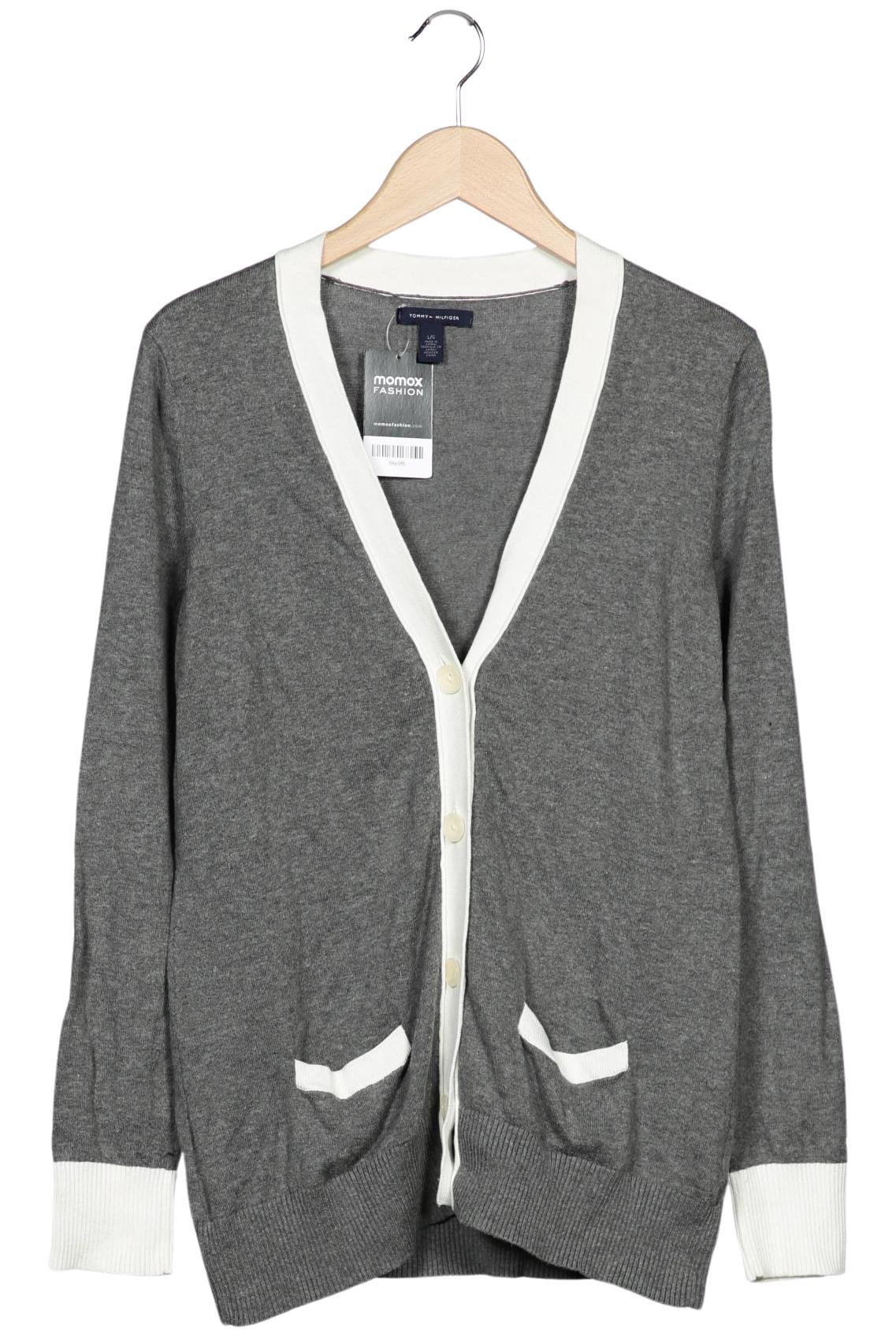 

Tommy Hilfiger Damen Strickjacke, grau, Gr. 42