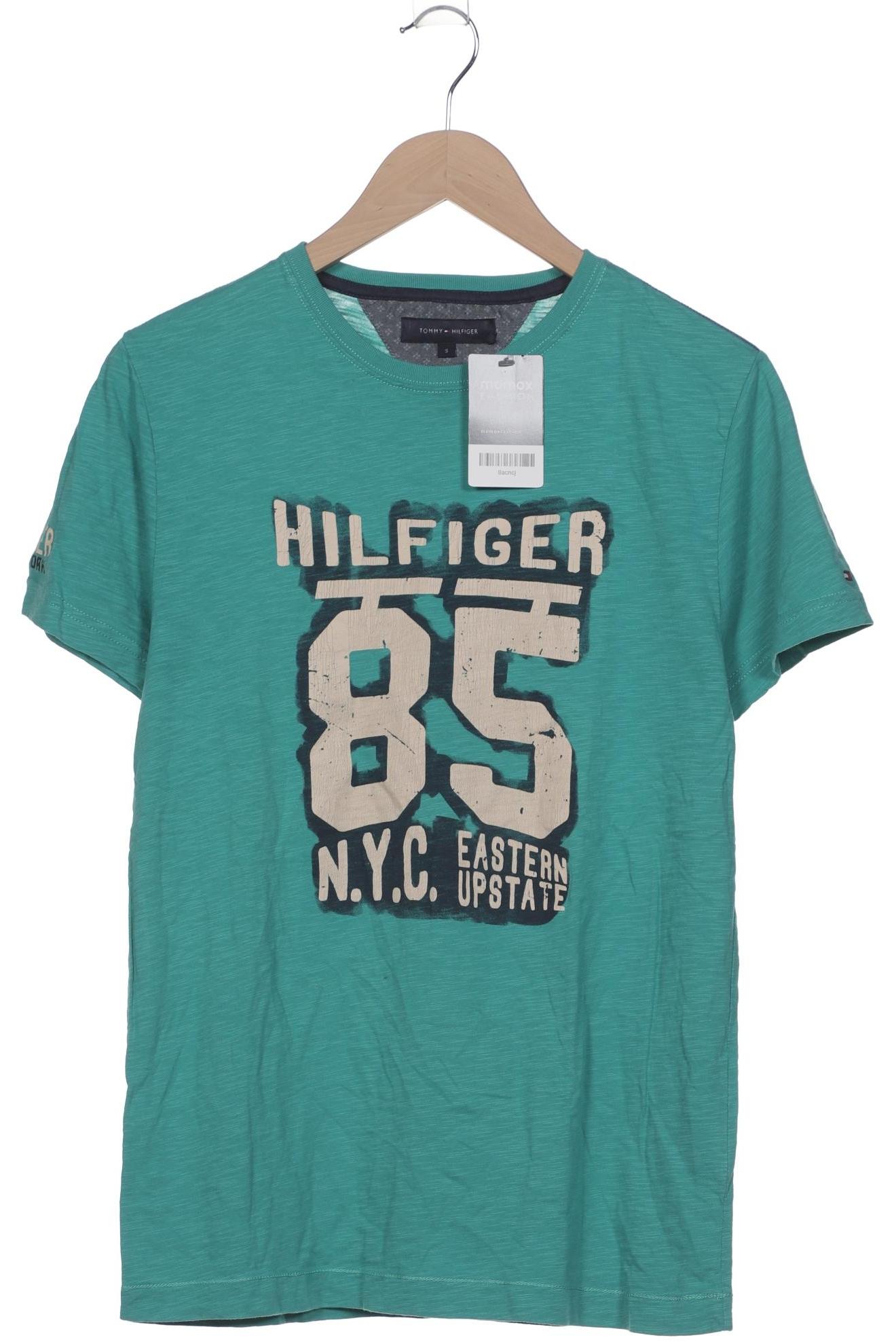 

Tommy Hilfiger Damen T-Shirt, türkis, Gr. 36