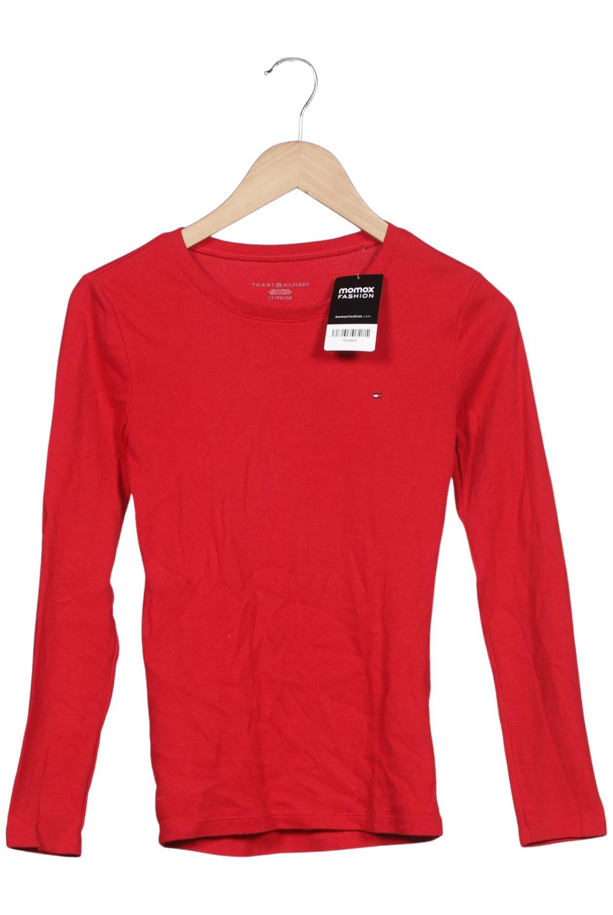 

Tommy Hilfiger Damen Langarmshirt, rot, Gr. 34