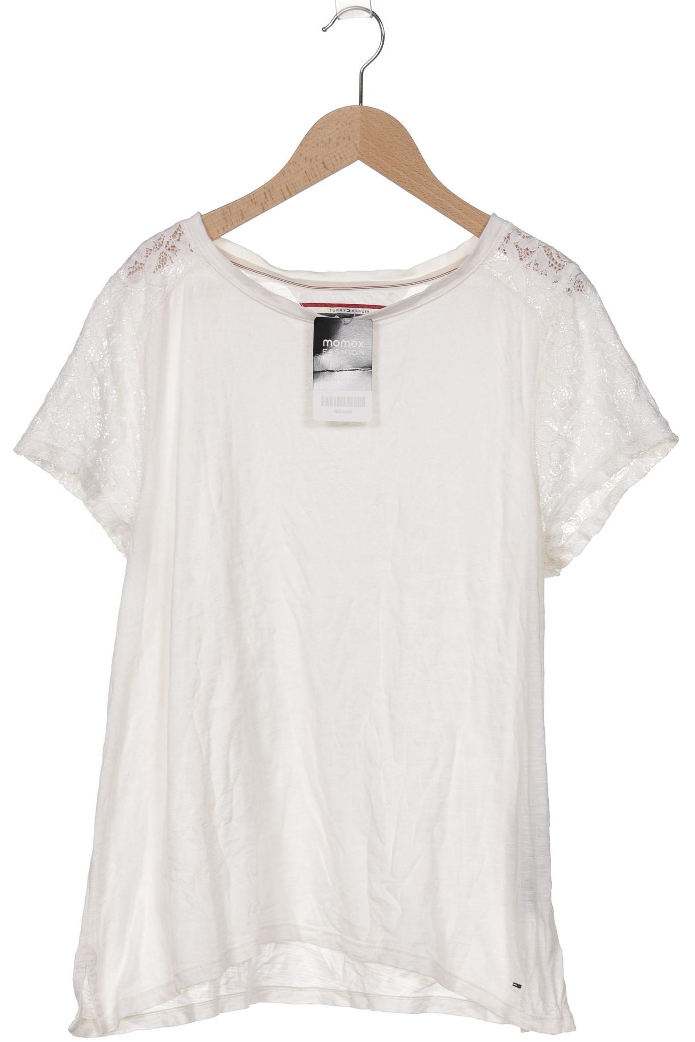 

Tommy Hilfiger Damen T-Shirt, cremeweiß, Gr. 42