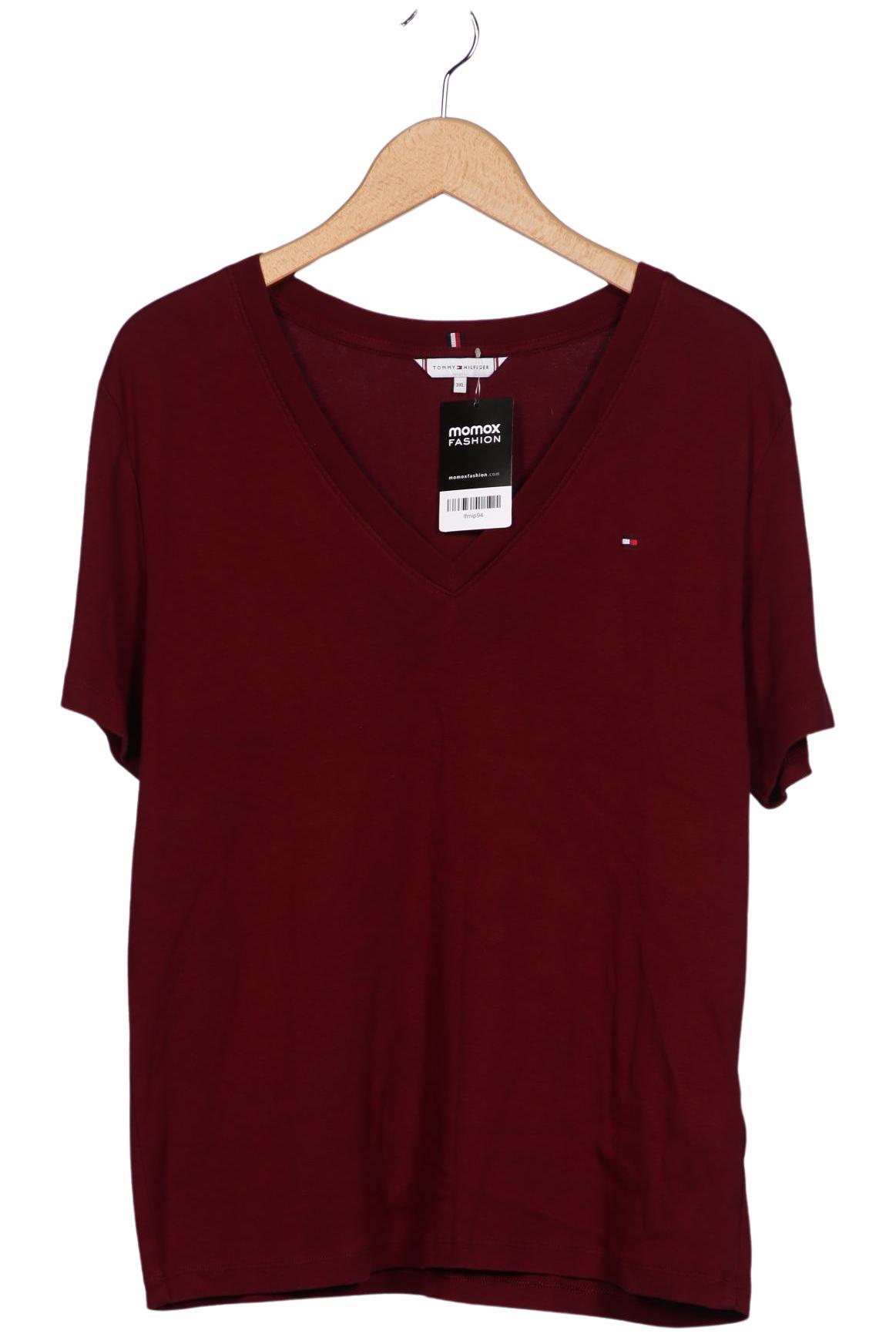 

Tommy Hilfiger Damen T-Shirt, bordeaux, Gr. 48