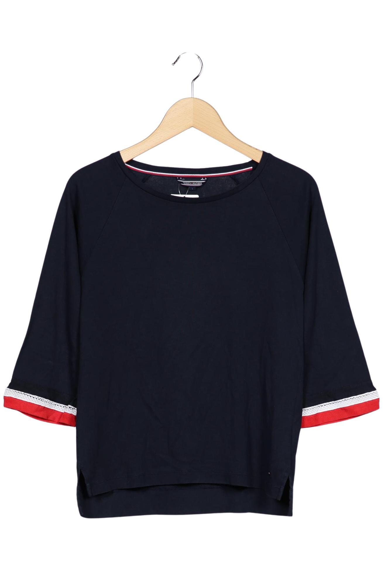 

Tommy Hilfiger Damen Langarmshirt, marineblau, Gr. 36