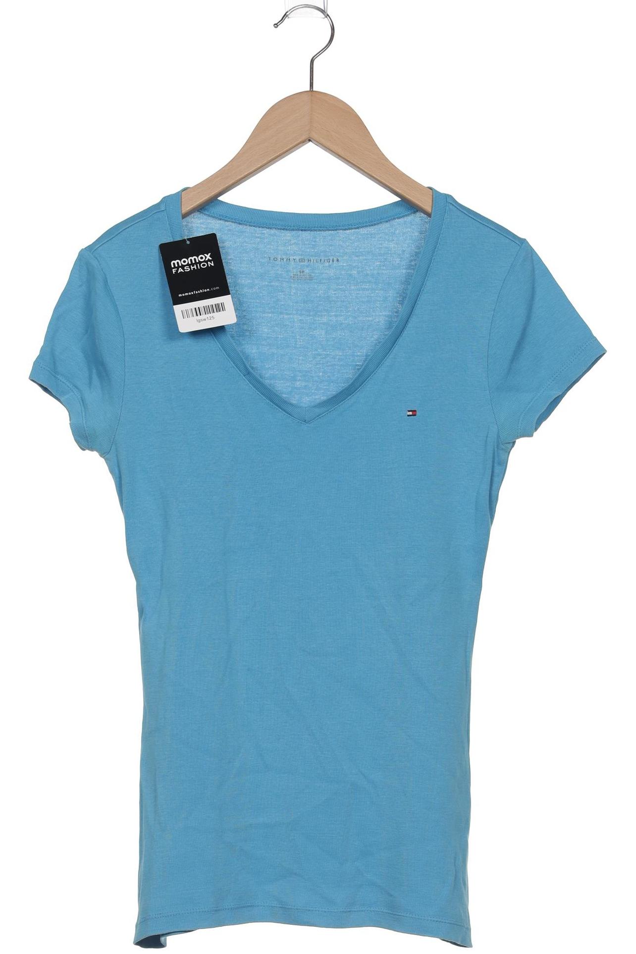 

Tommy Hilfiger Damen T-Shirt, blau, Gr. 36