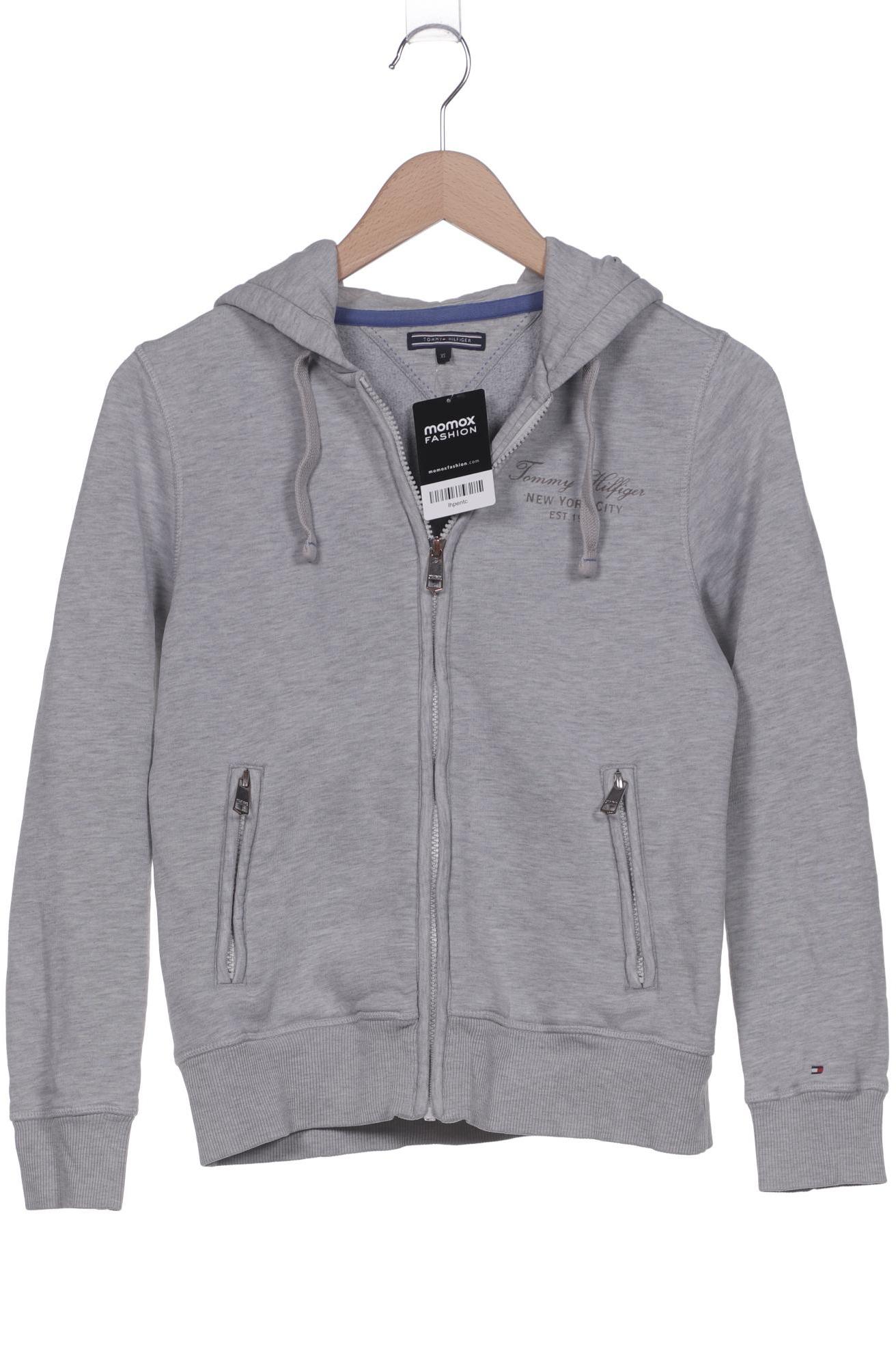 

Tommy Hilfiger Damen Kapuzenpullover, grau, Gr. 34